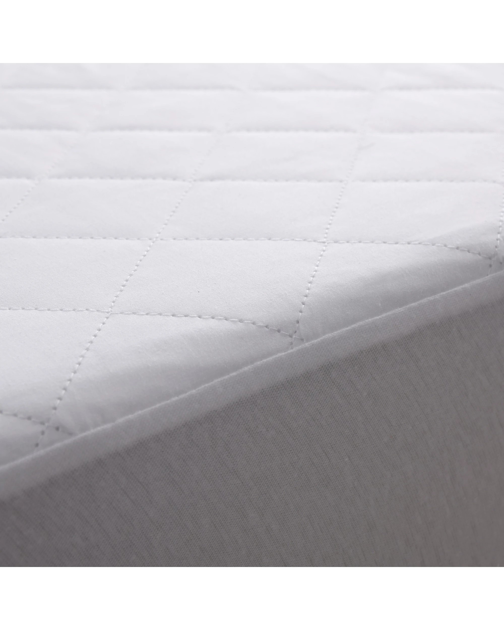 4 Dreamaker Cotton Quilted Waterproof Mattress Protector - Double Bed - White, 4 of 5