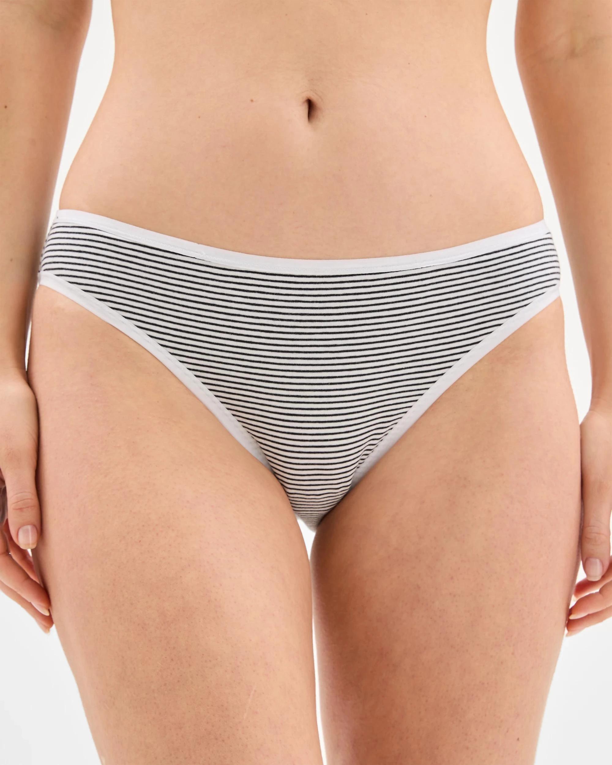 2 Target Woman Womens Australian Cotton Blend Bikini Briefs 5 Pack MONO NEUTRAL, 2 of 4