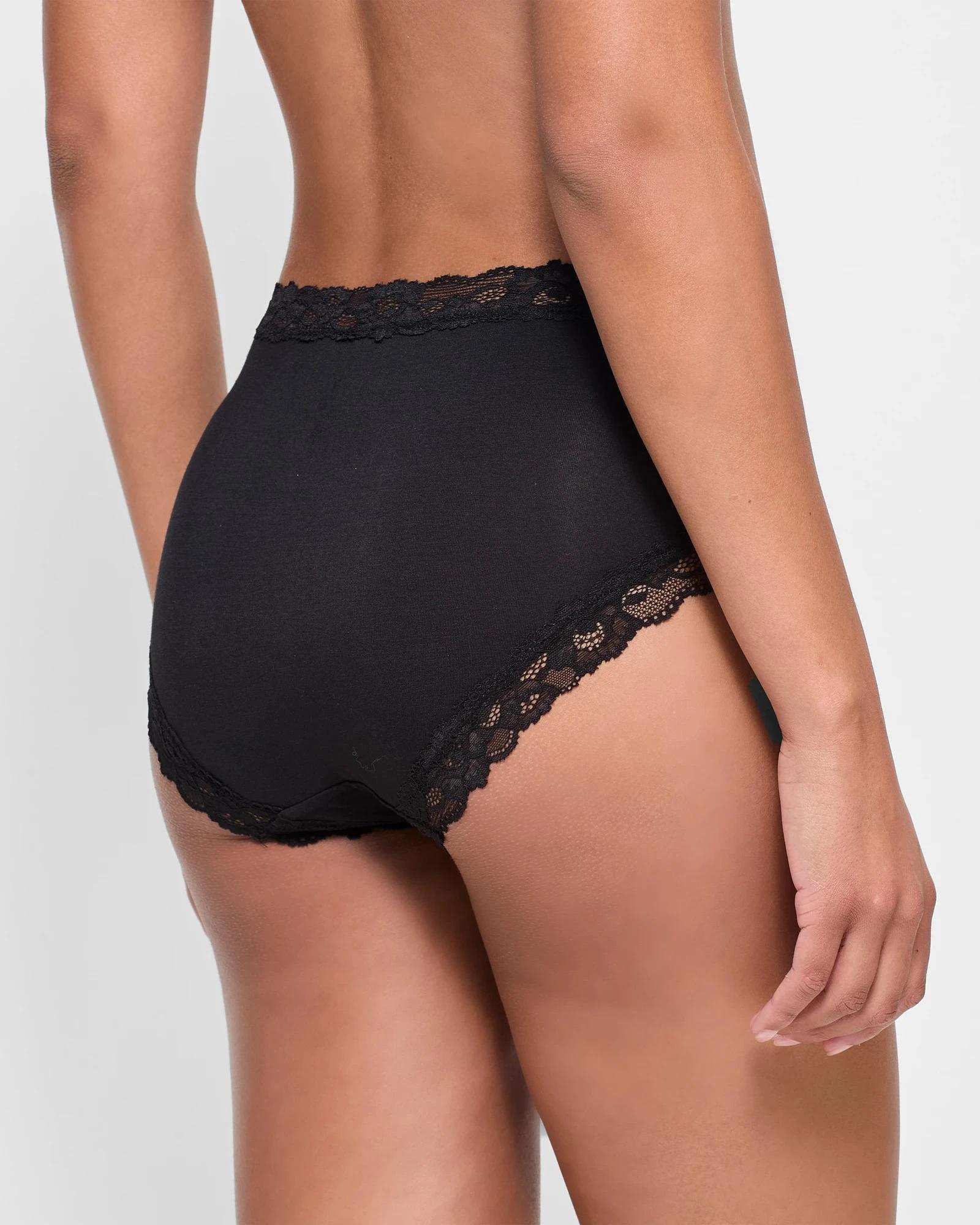 3 Target Woman 2 Pack Modal and Lace Midi Briefs BLACK, 3 of 4