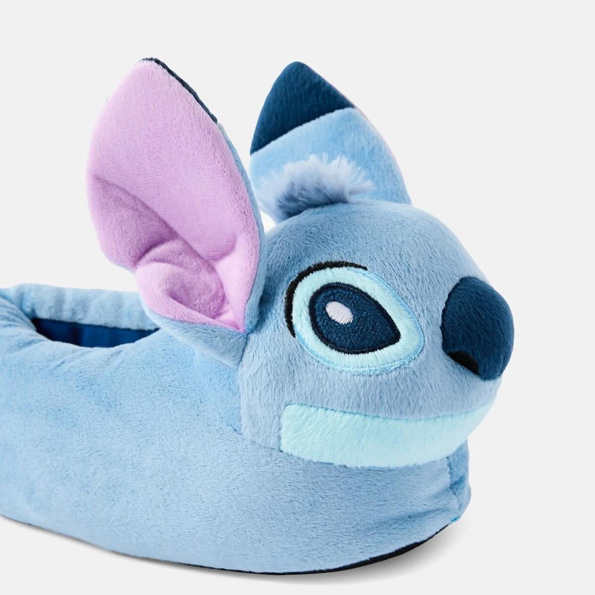 2 Senior Disney Lilo & Stitch License Slippers Blue Lilo, 2 of 3