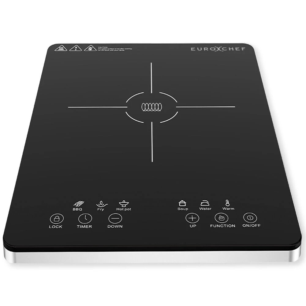 1 EuroChef Induction Cooktop - EUC-IN20P - Black, 1 of 1