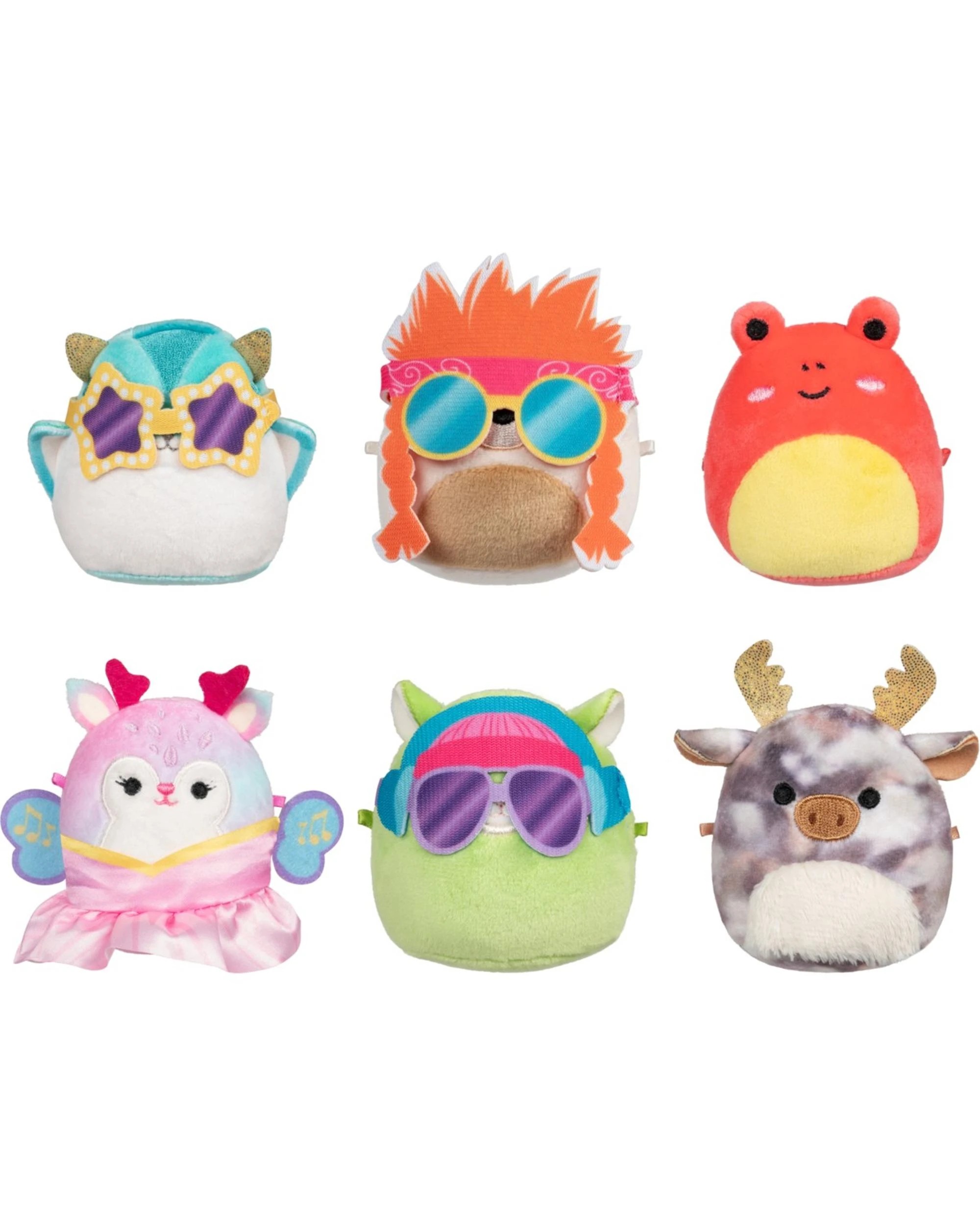 3 Squishmallows Micromallows 2.5 inch Plush Environmental Set Rock Out, 3 of 4