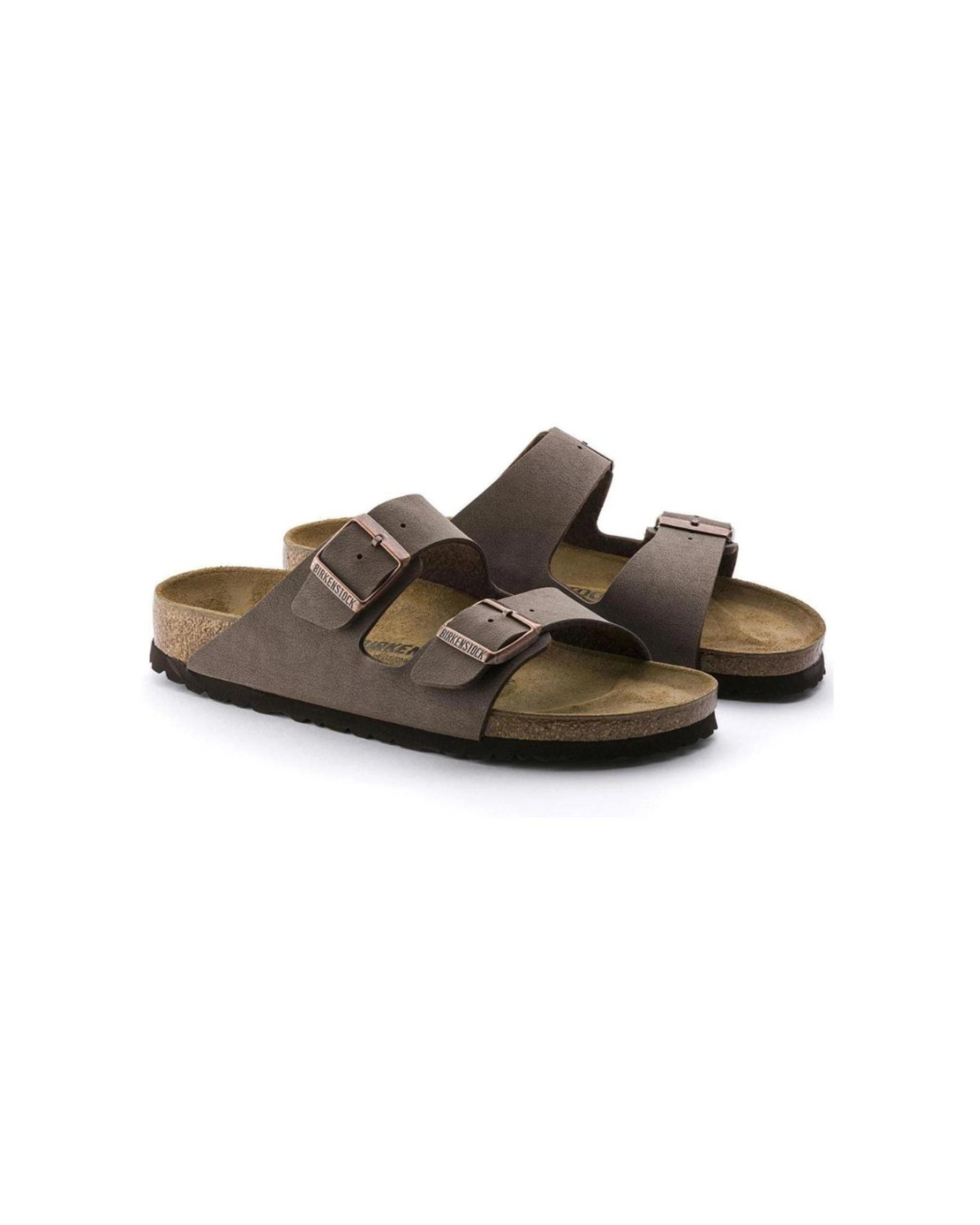 4 Birkenstock Arizona BirkiBuc Sandals Regular Width MOCCA, 4 of 5