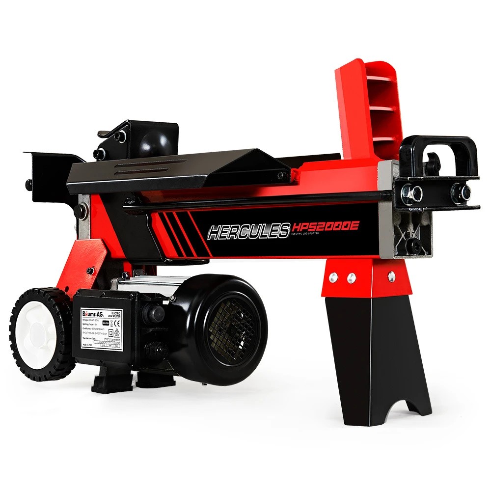 1 Baumr-AG 6 Ton Electric Log Splitter 6T Hydraulic Firewood Wood Timber Block Cutter Small Machine, 1 of 1