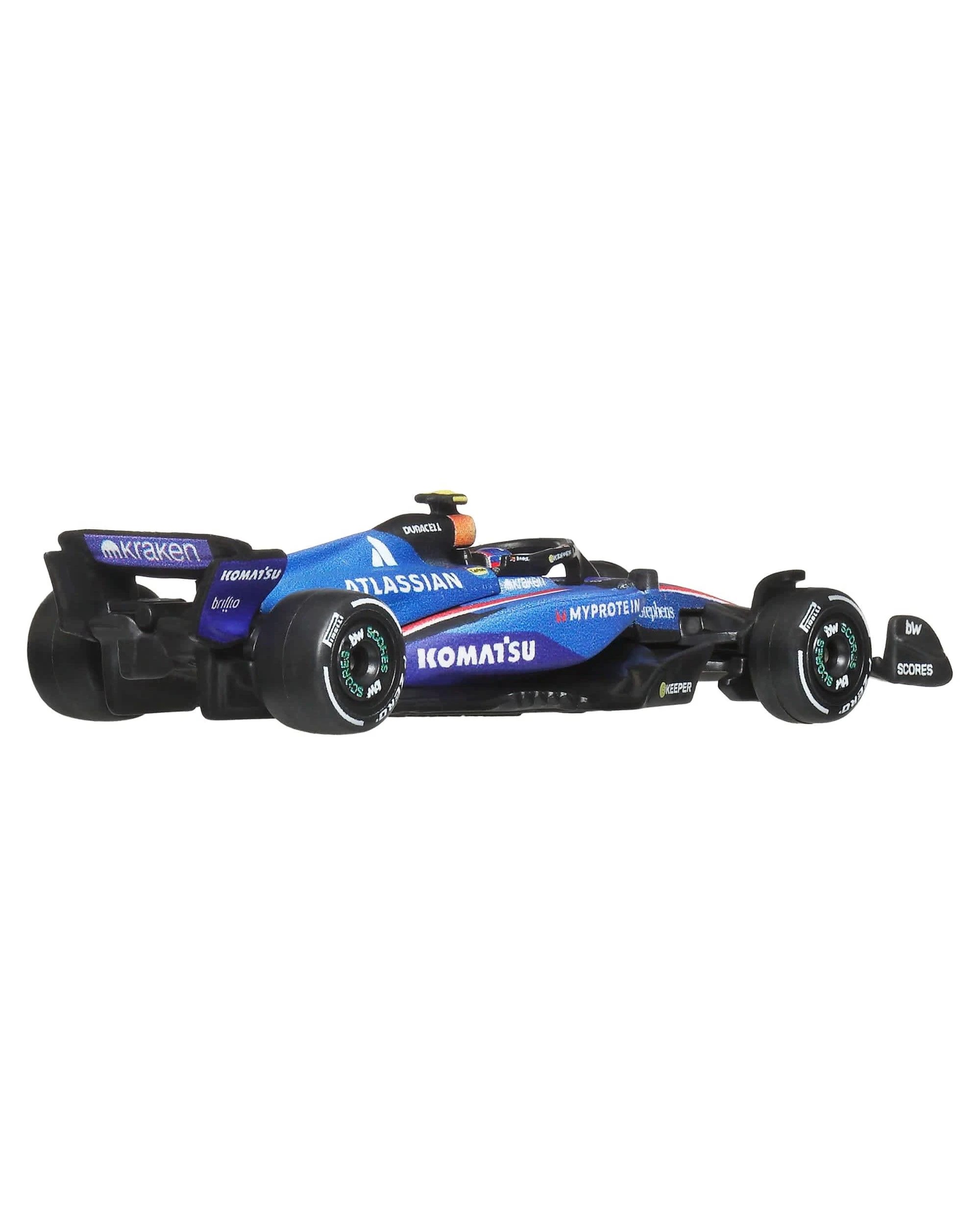 4 Hot Wheels Premium Formula 1 2025 Atlassian Williams Racing Team #55 Carlos Sainz Diecast Vehicle, 4 of 6