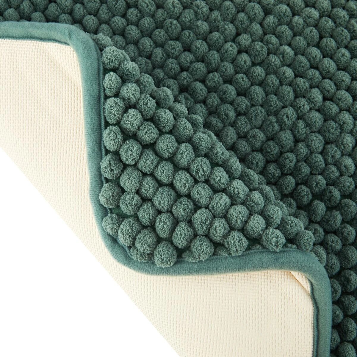 2 Memory Foam Bath Mat - Green, 2 of 5