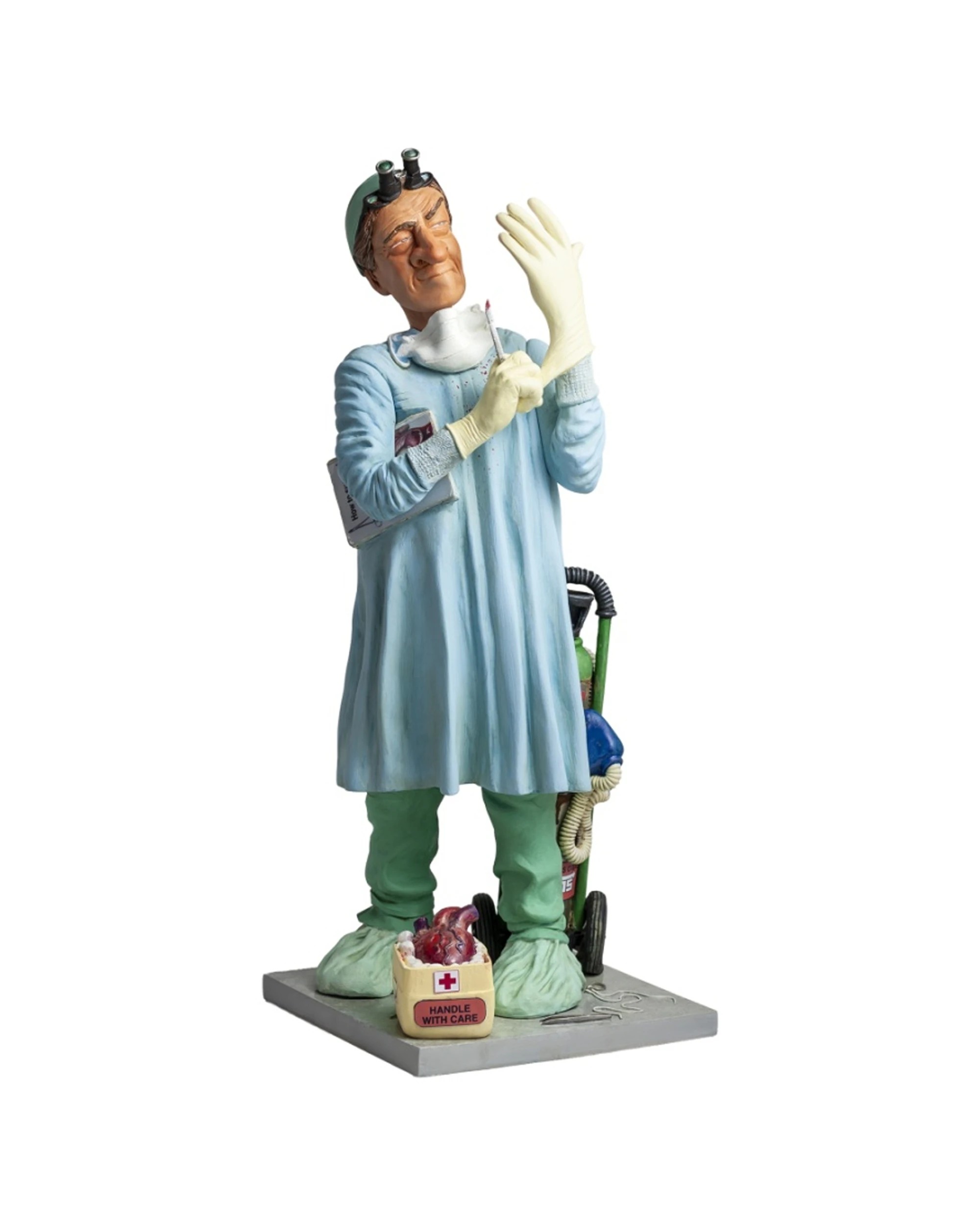 1 The Comic Art of Guillermo Forchino Half Size Surgeon Figurine - Multi, 1 of 6