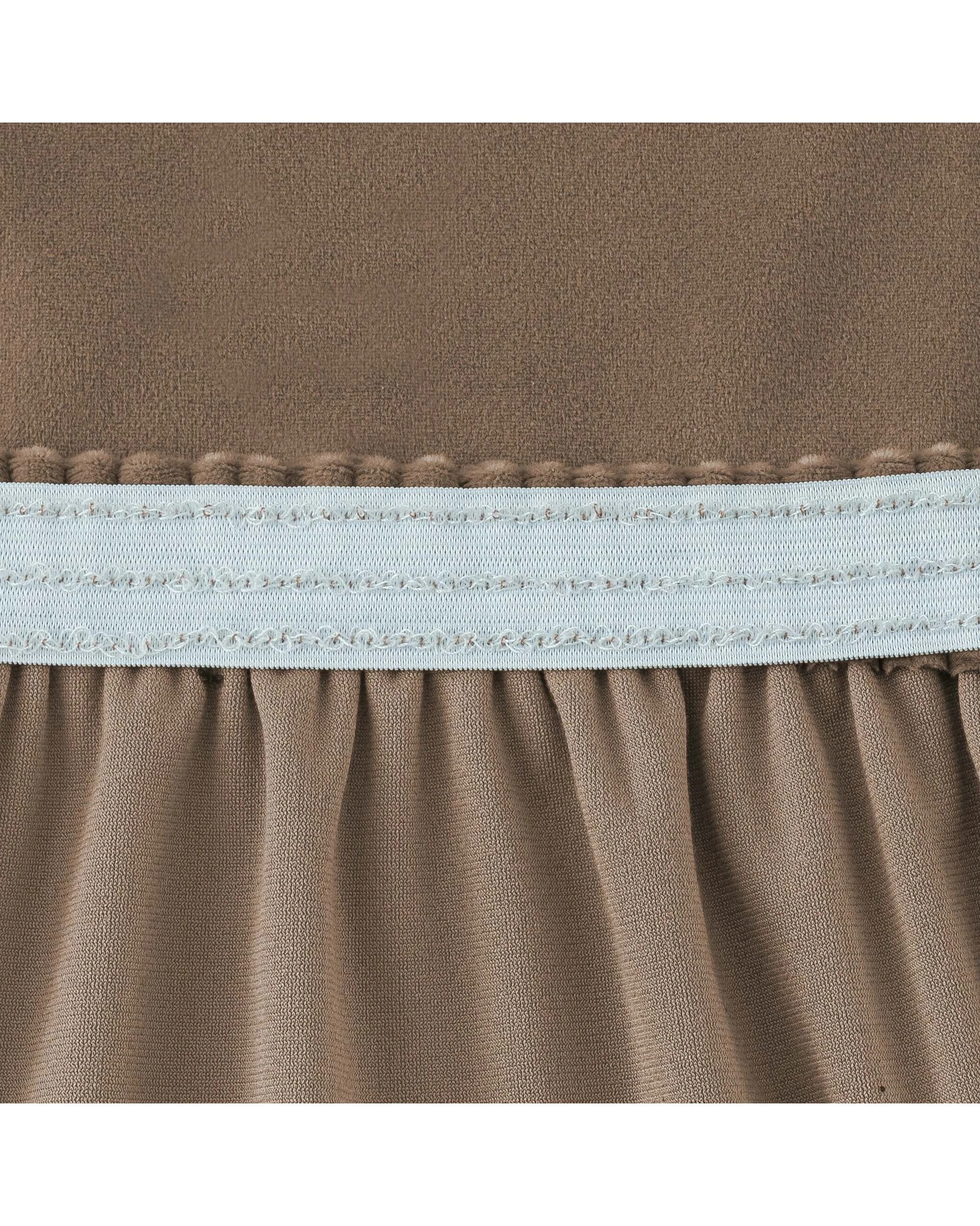3 Smarcute Velvet Recliner Chair Cover Stretch Sofa Slipcover - Brown, 3 of 5