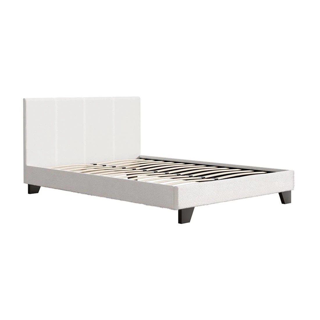 1 Artiss Bed Frame Double Size - White, 1 of 7