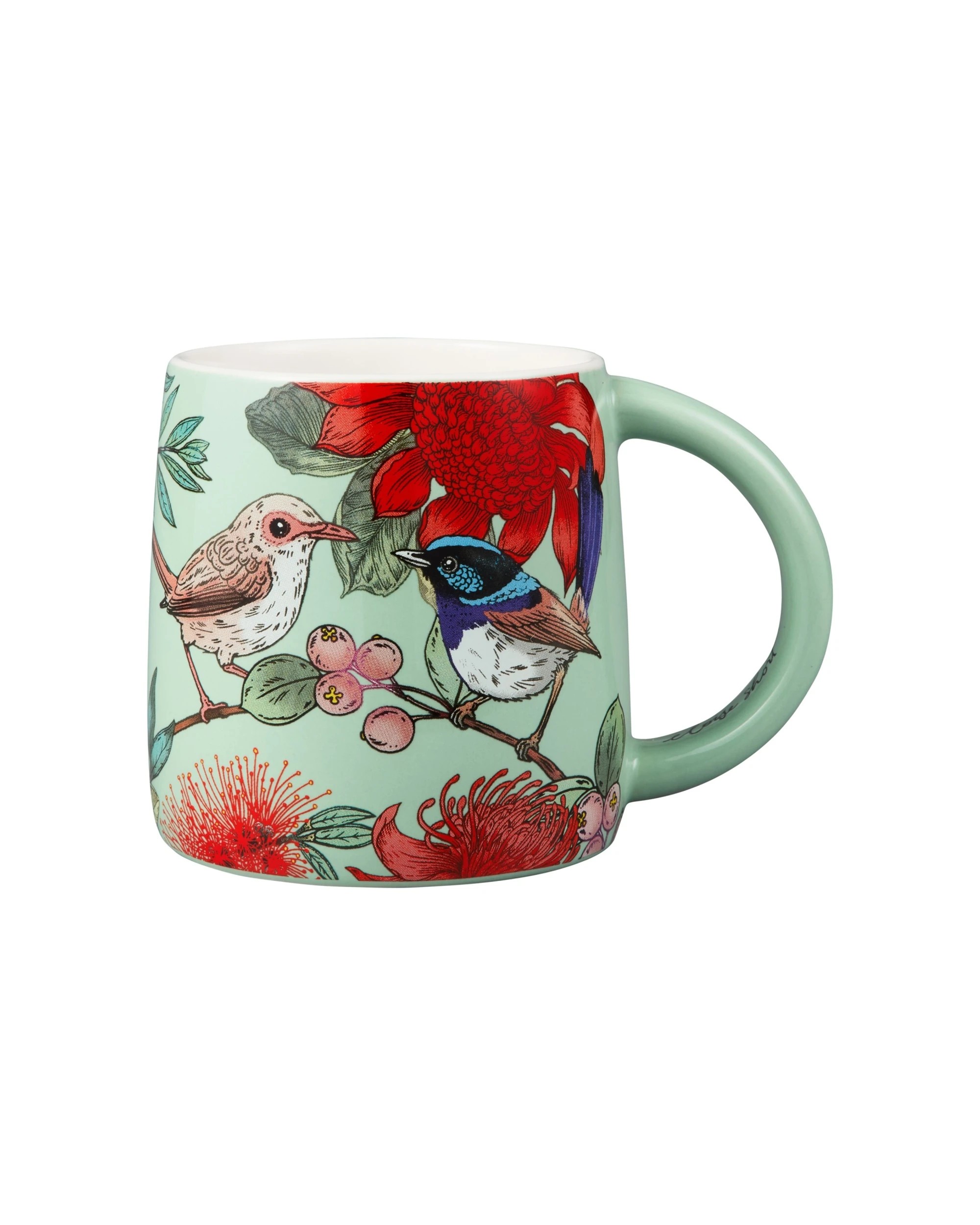 1 Maxwell & Williams Eloise Short Native Grace Superb Fairy Wren Mug 350ml - Multi, 1 of 2