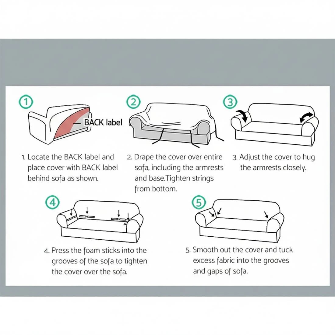 5 Artiss Sofa Cover Couch Covers 3 Seater Velvet Ruby - Red, 5 of 6