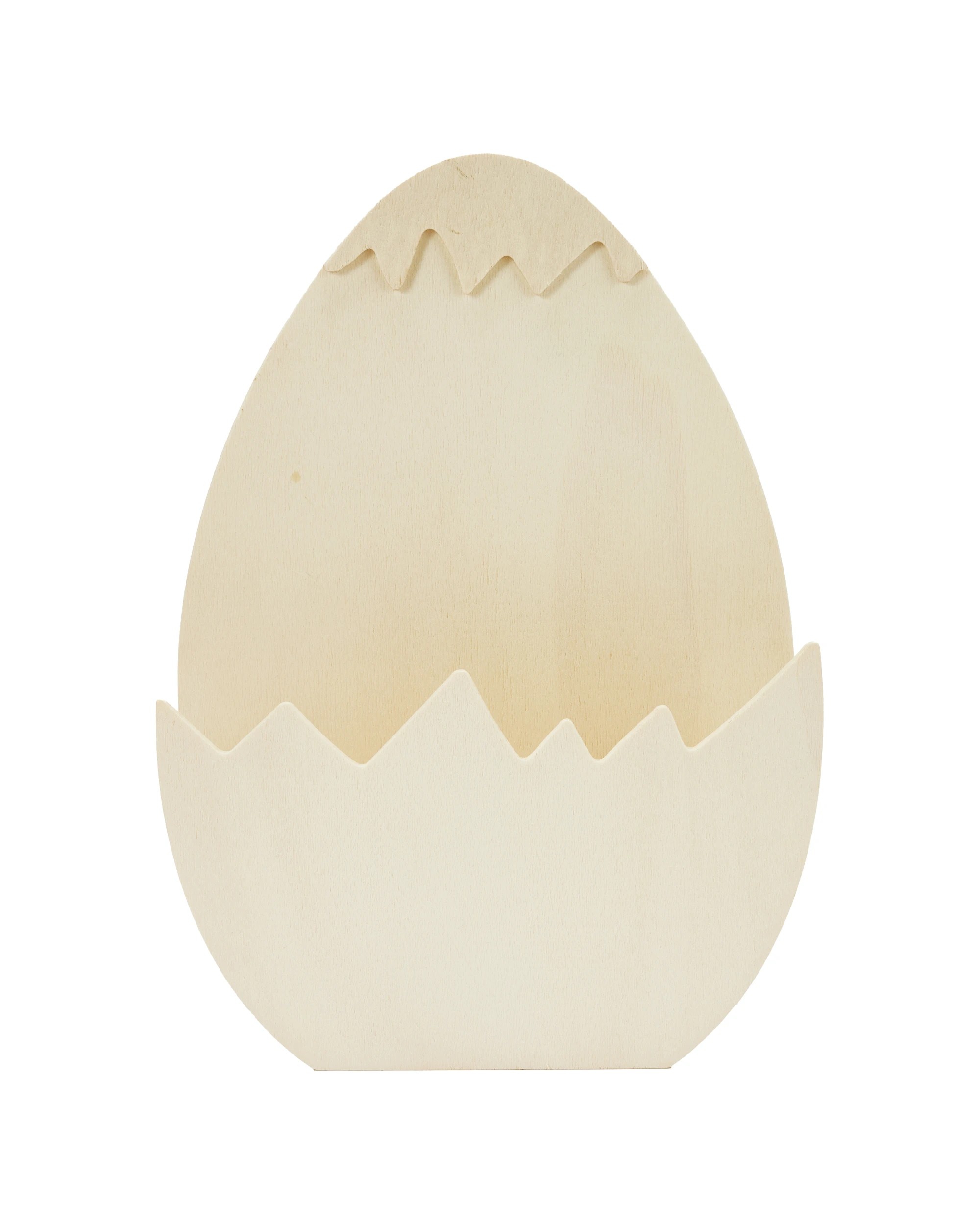 1 Wood Blank Cracked Egg, 1 of 4