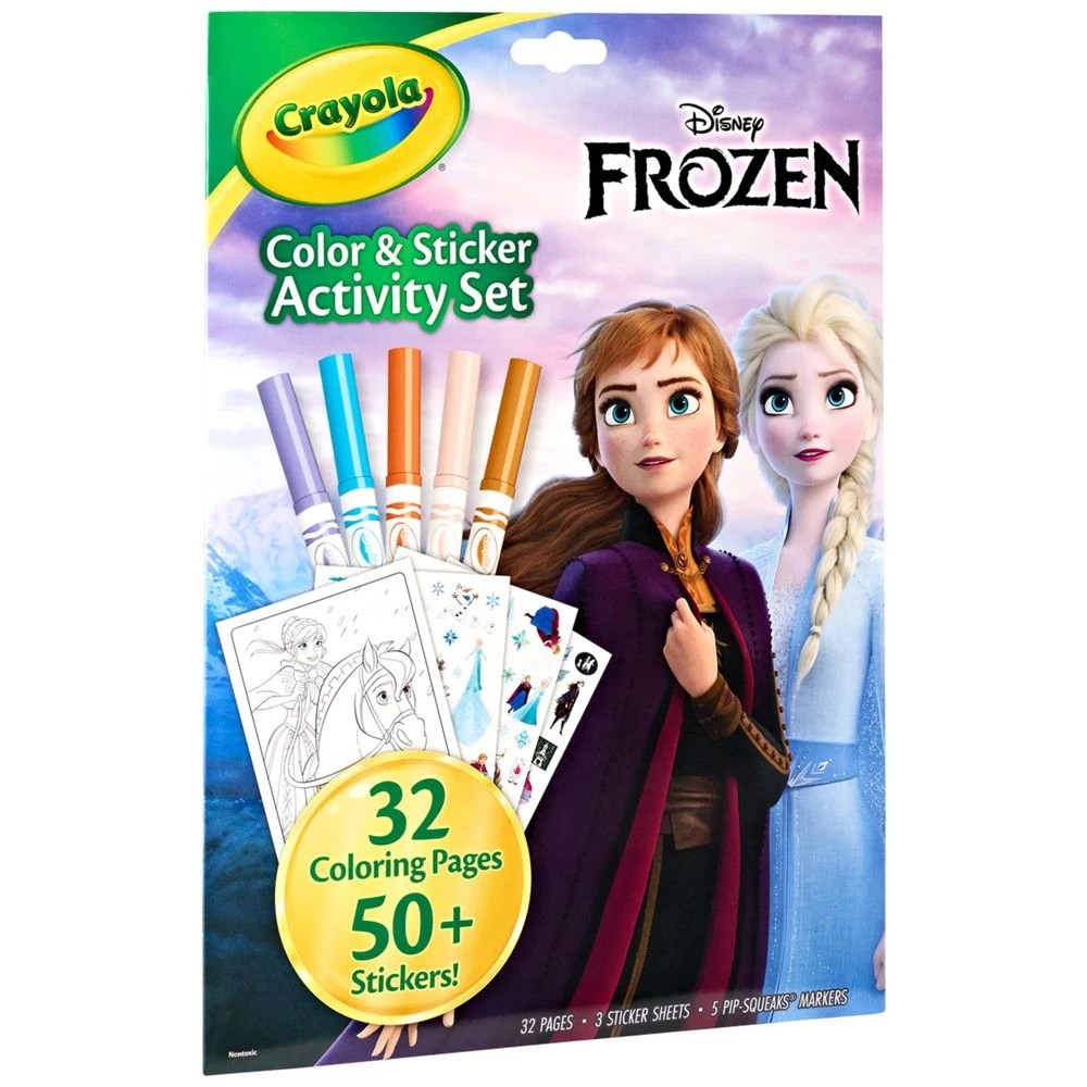 1 Frozen Colour & Sticker Activity Set 32 Pages, 1 of 7