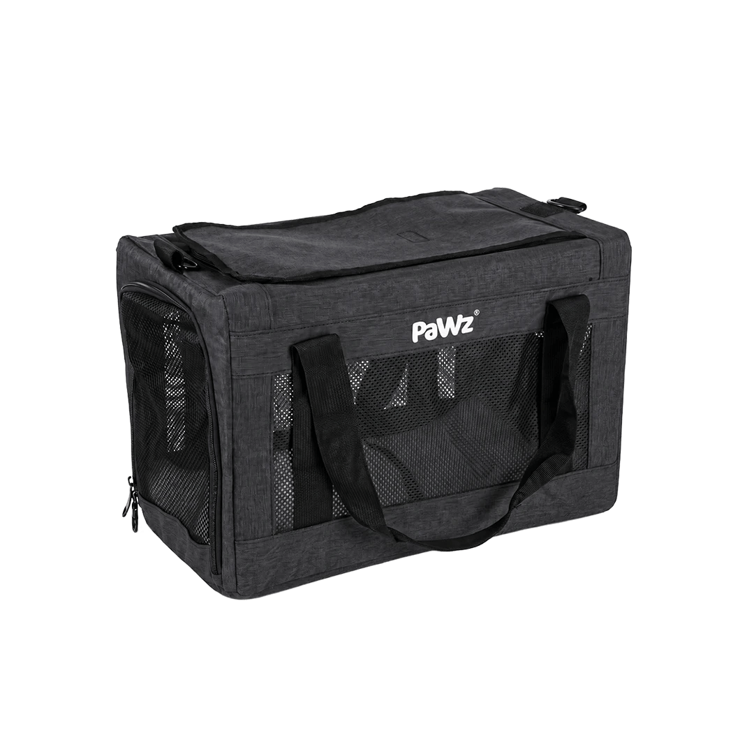 2 Pawz Cat Carrier Airline Under-Seat Pet Carrier 5mm Frame Black Oxford, 2 of 8