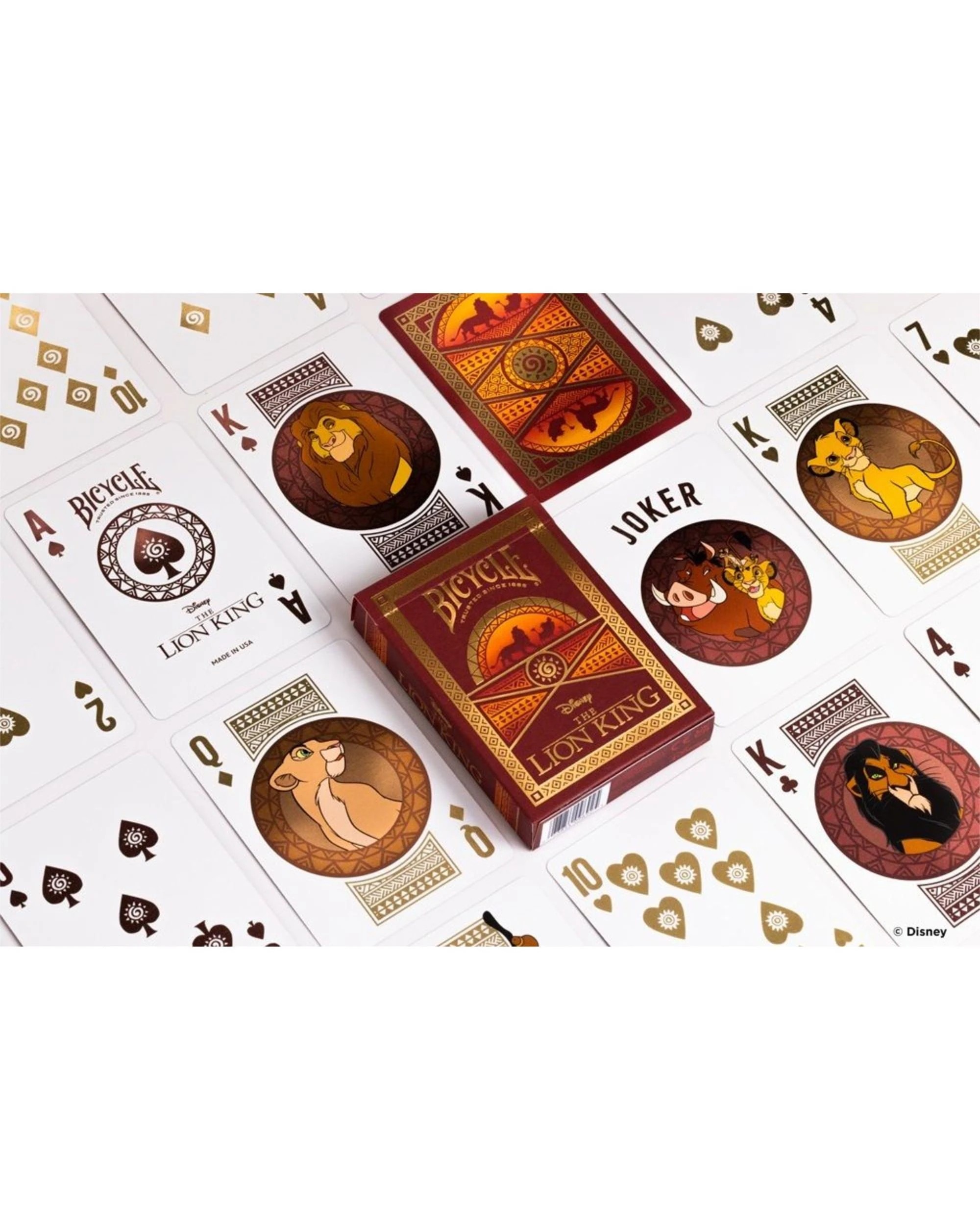 2 Bicycle Disney The Lion King Playing Cards, 2 of 4