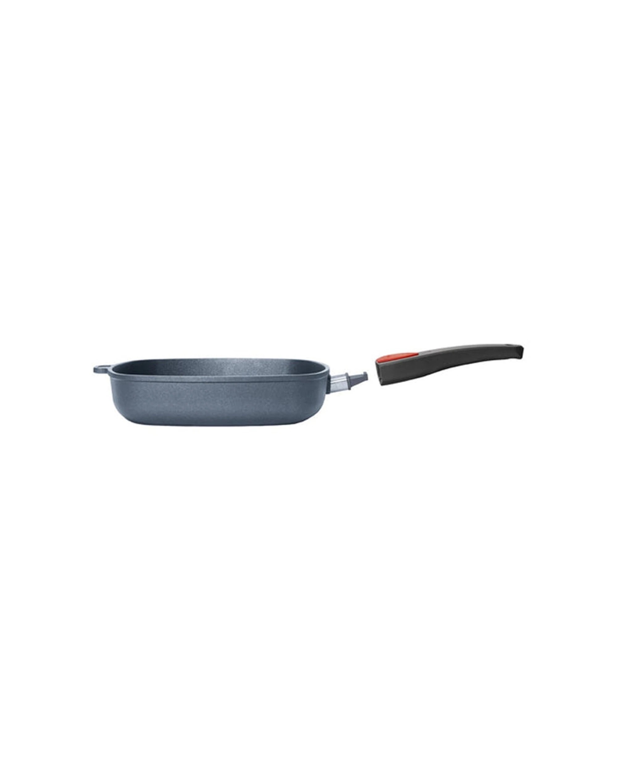 3 Woll Diamond Lite 28cm Detachable Handle Induction Square Non-stick Grill Pan - Black, 3 of 3
