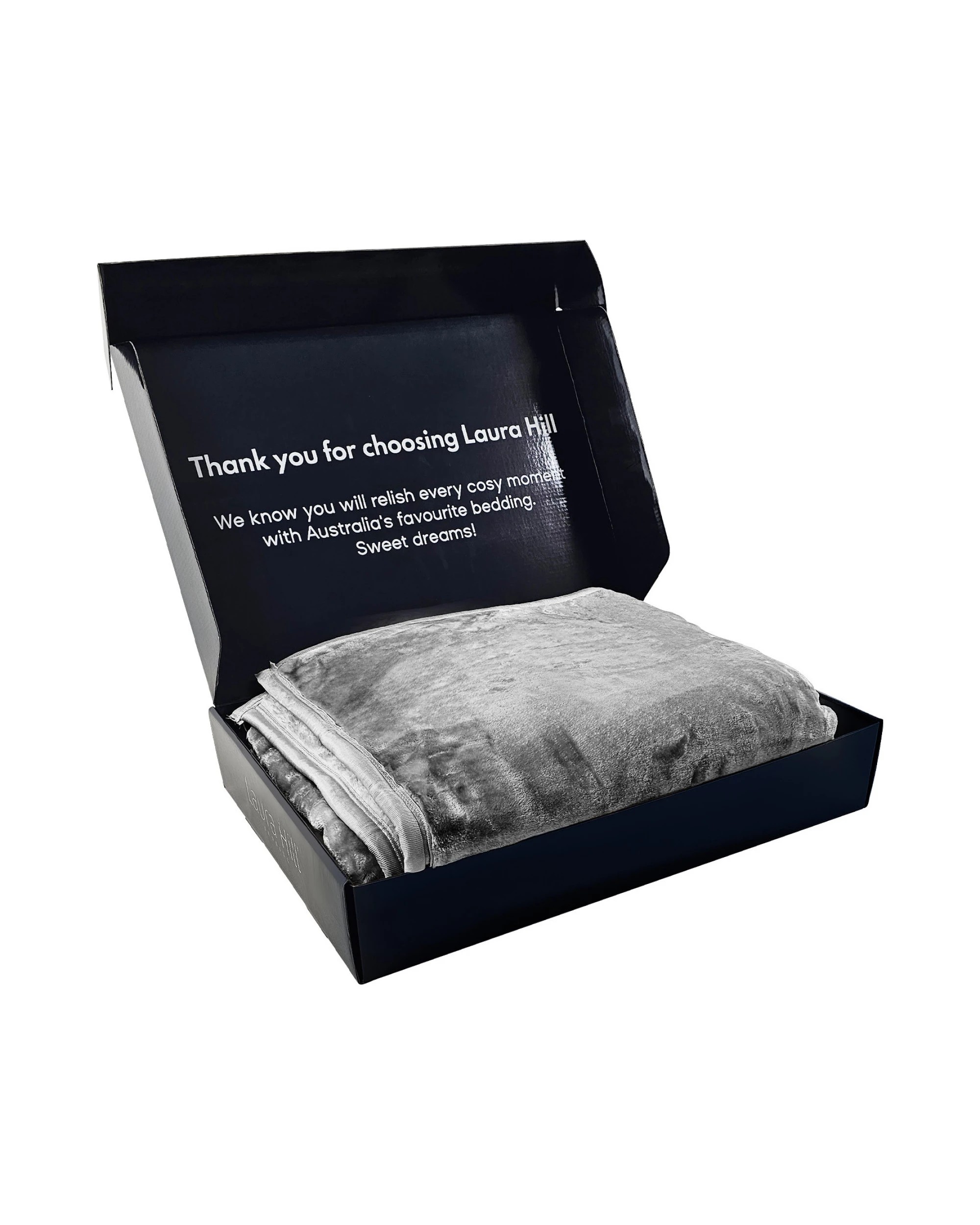 6 Laura Hill 600-GSM Mink Blanket Double-Sided Soft Plush Bed Faux Throw Rug Wine Silver - Queen Bed, 6 of 6