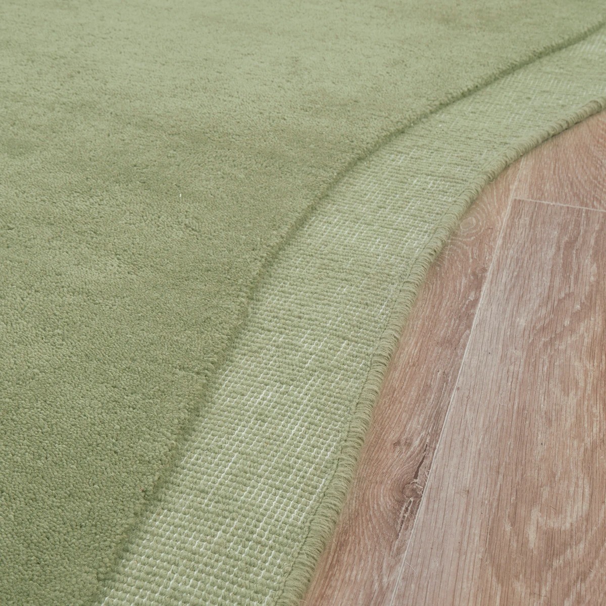 3 Common Ground Rugs Calista 225x155cm - Medium Shaped Hand Tufted Wool Rug - Green, 3 of 7
