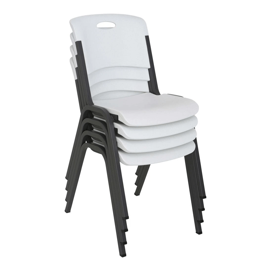 5 Lifetime Stacking Chair White, 5 of 10