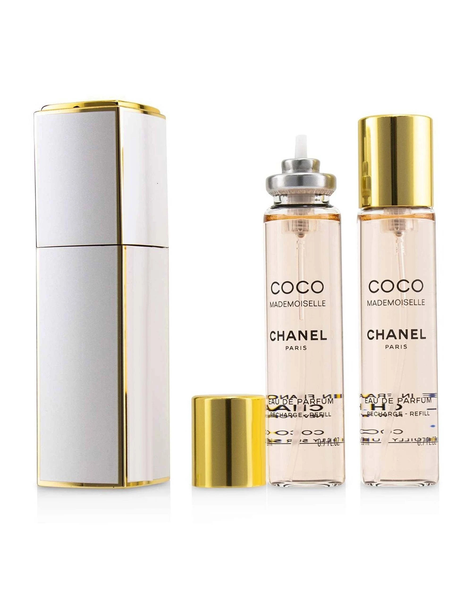 1 Chanel Coco Mademoiselle Twist & Spray Eau De Parfum 3x20ml/0.7oz, 1 of 3
