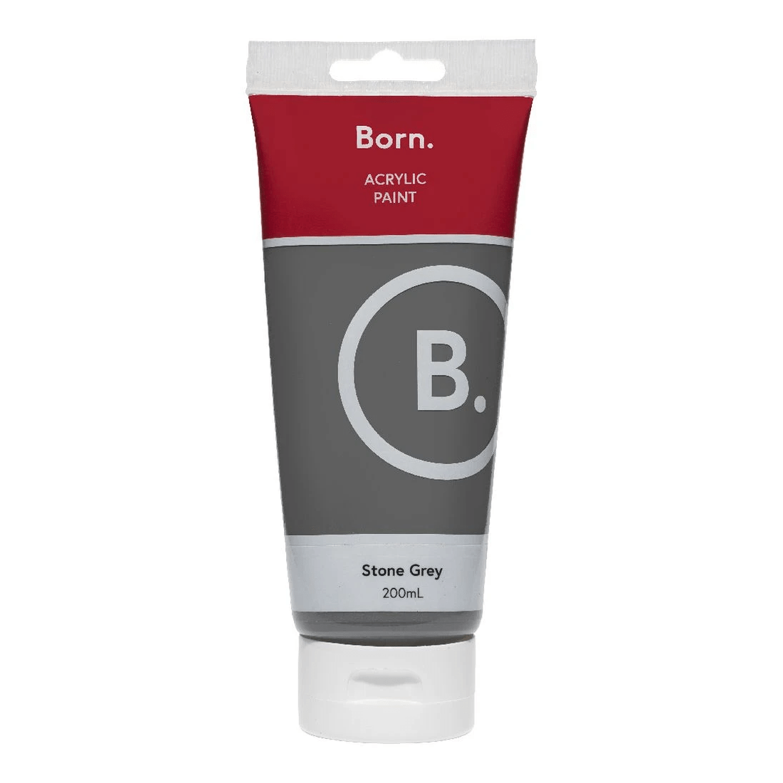 2 Born Acrylic Paint 200mL Stone Grey, 2 of 3