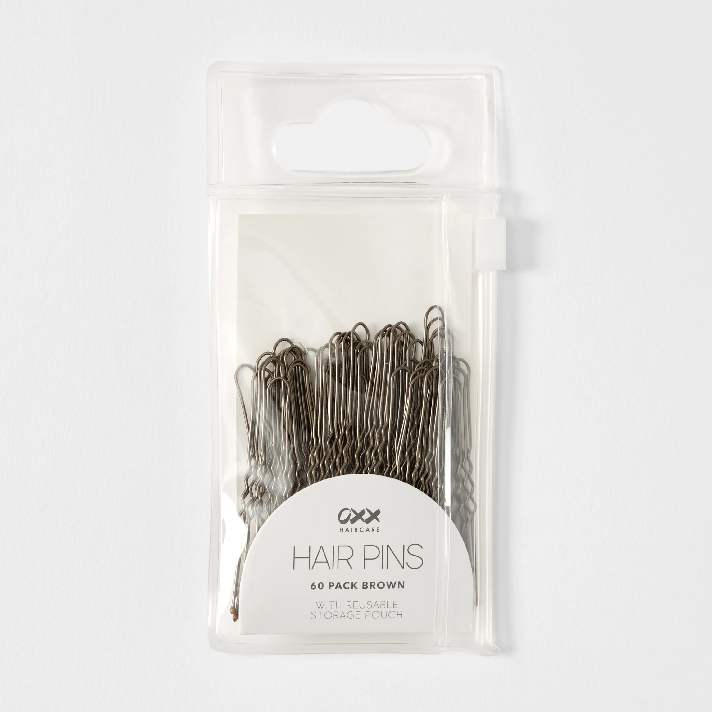 3 OXX Haircare 60 Pack Hair Pins - Brown, 3 of 3