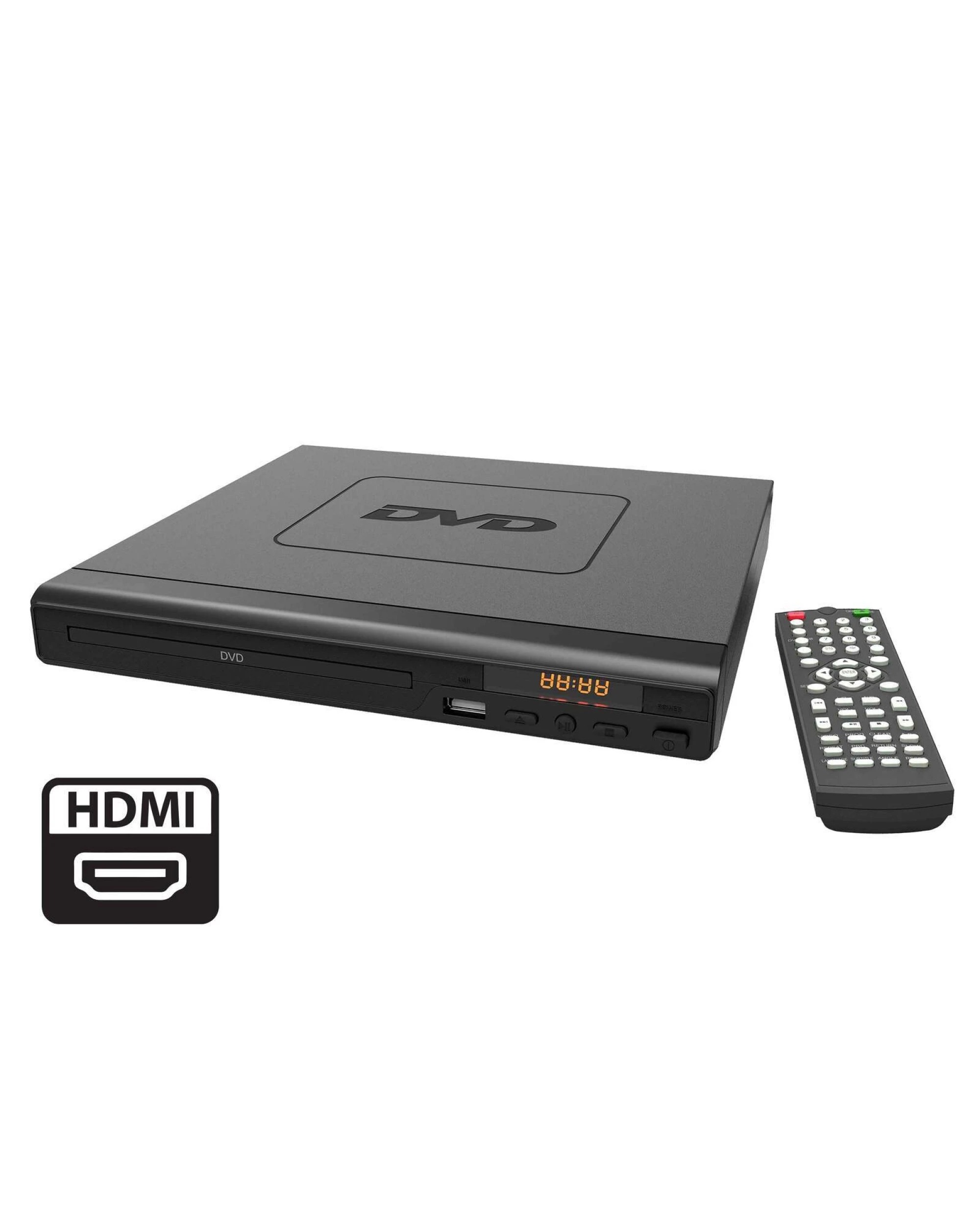 2 Lenoxx HDMI DVD Player (Black) w/ Remote Control, Compact Size, 8 Languages, 2 of 2