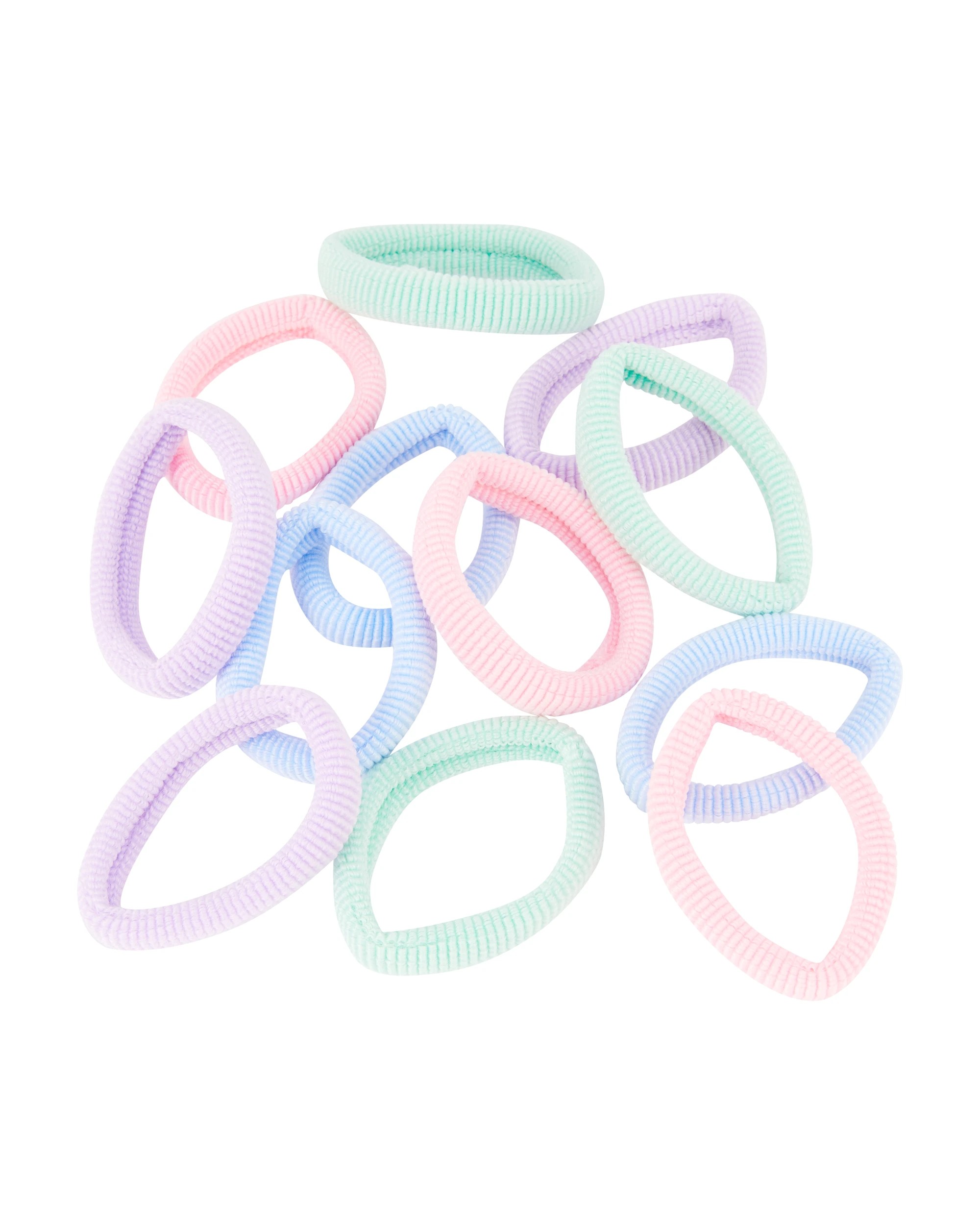 2 OXX Haircare 12 Piece Soft Ribbed Hair Elastics, 2 of 3