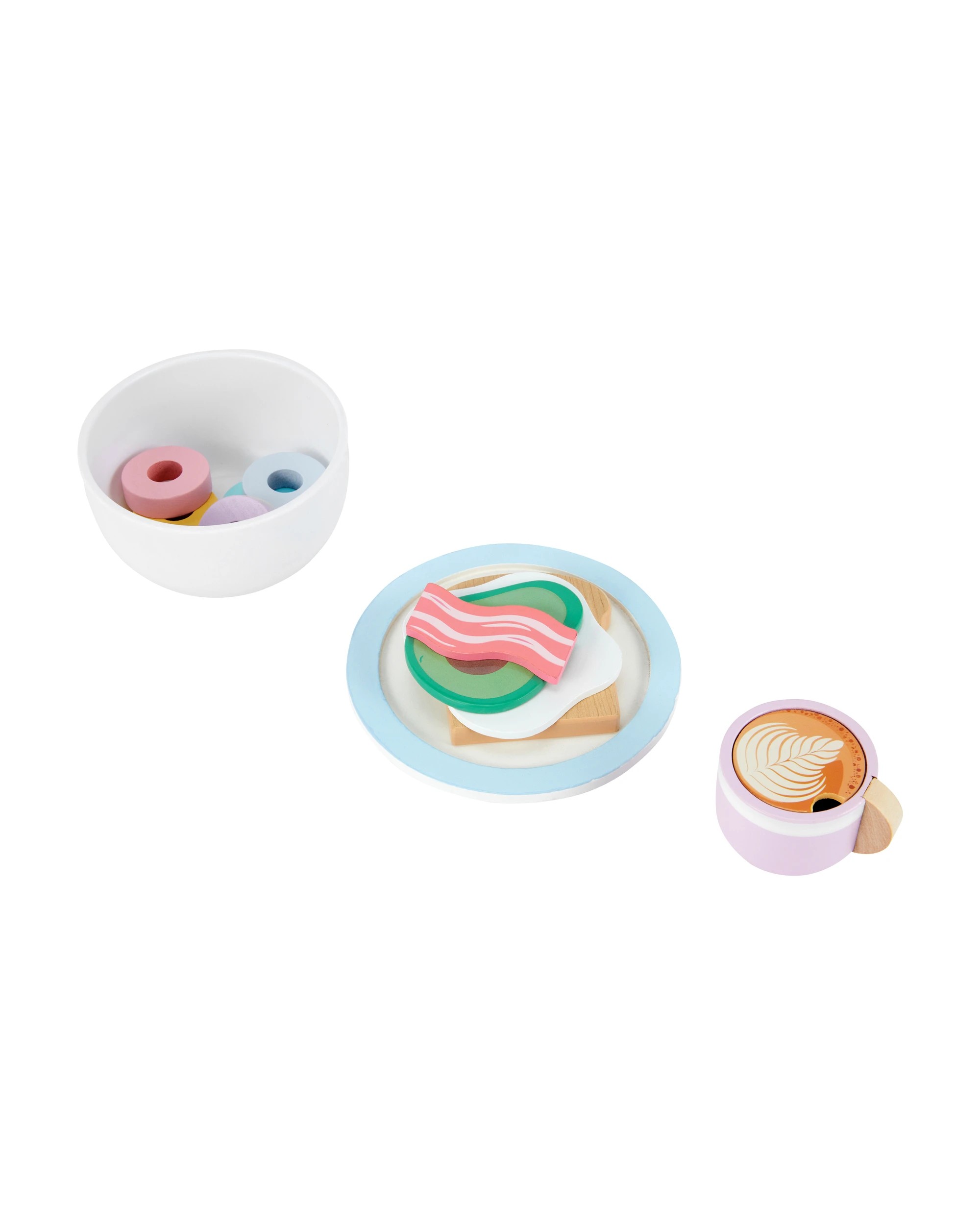 4 22 Piece Wooden Breakfast Set, 4 of 7