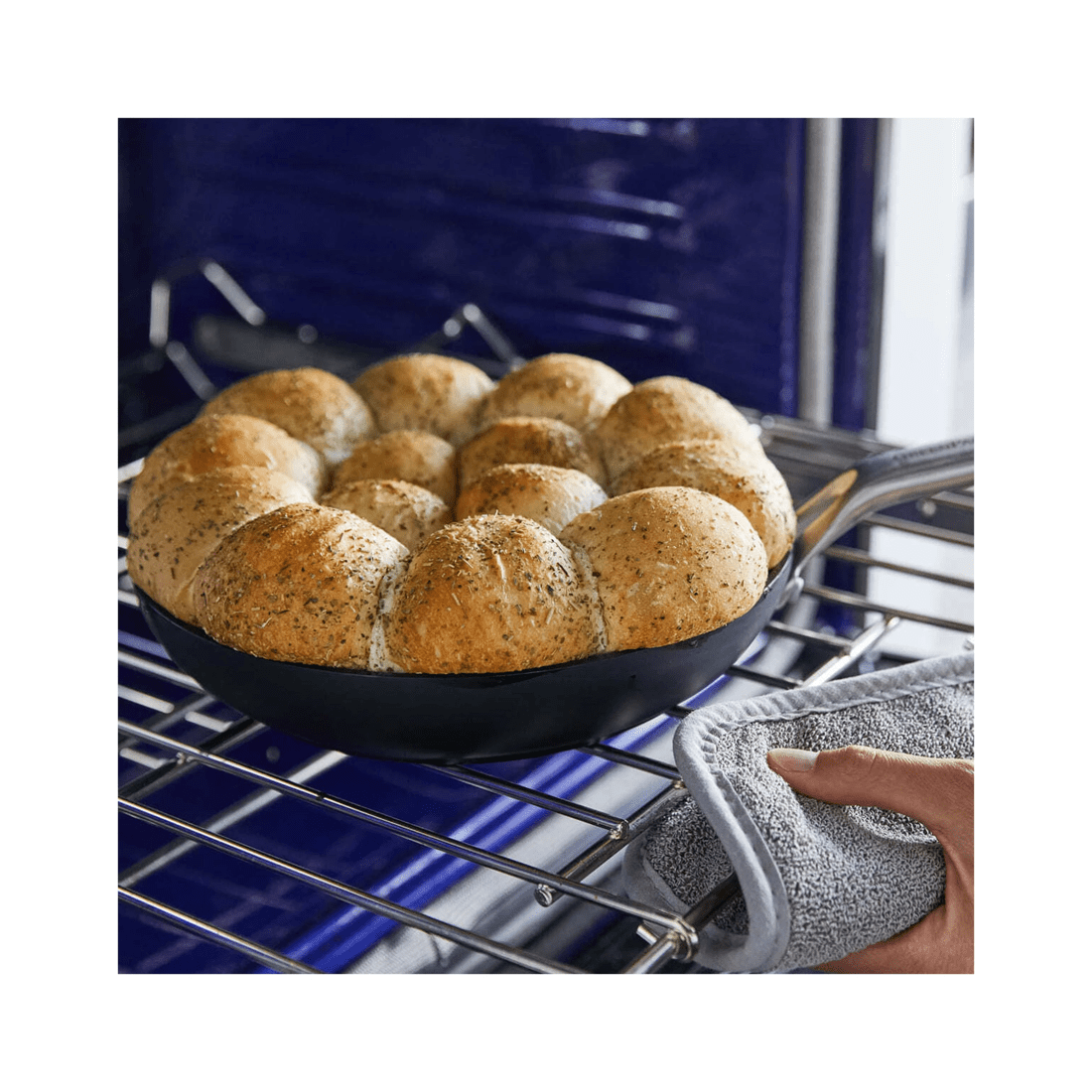 7 Greenpan Omega Series Covered Non Stick Skillet 28cm/4.24l Home Kitchen Cookware
 - Black, 7 of 9