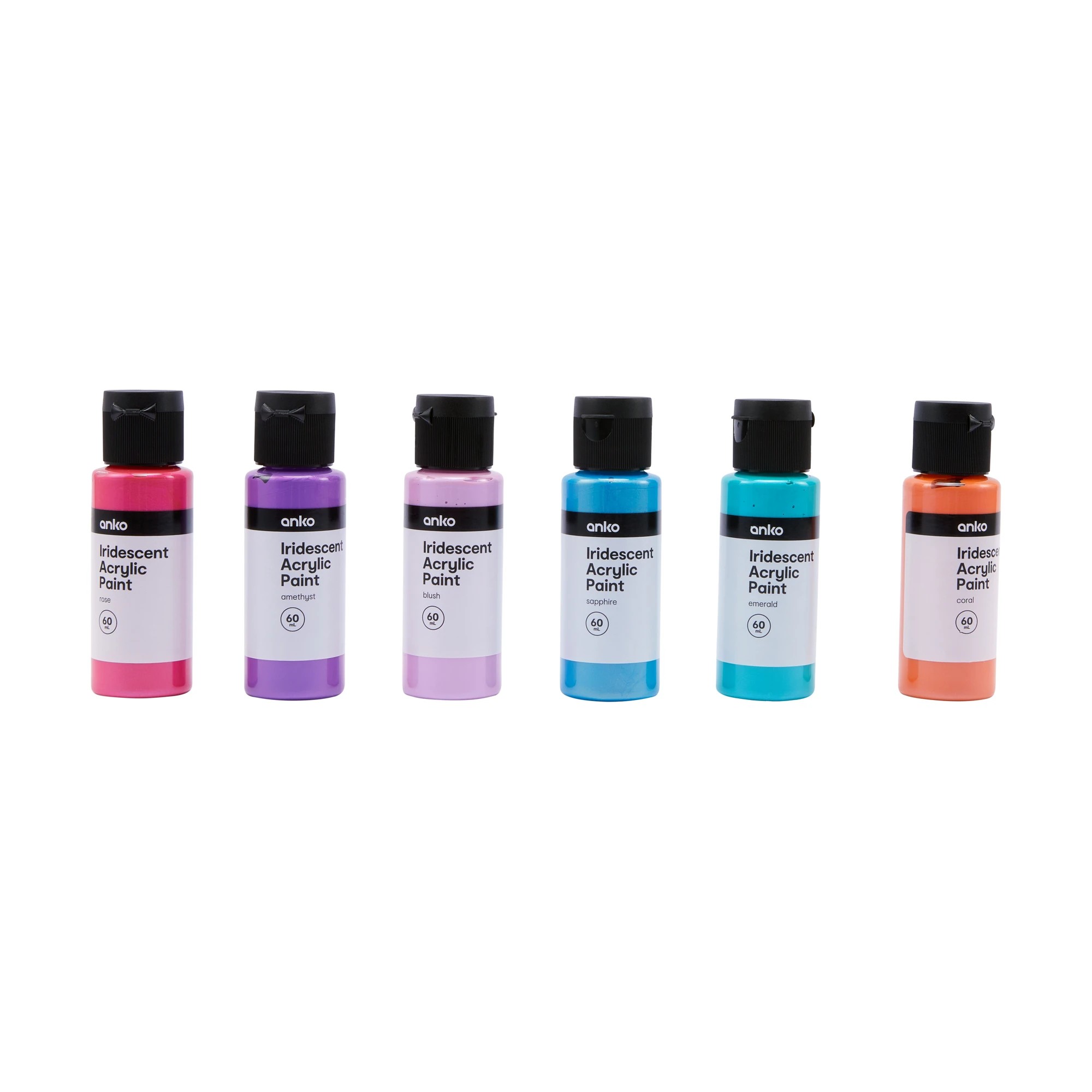 2 6 Pack Acrylic Paint Set - Iridescent, 2 of 8