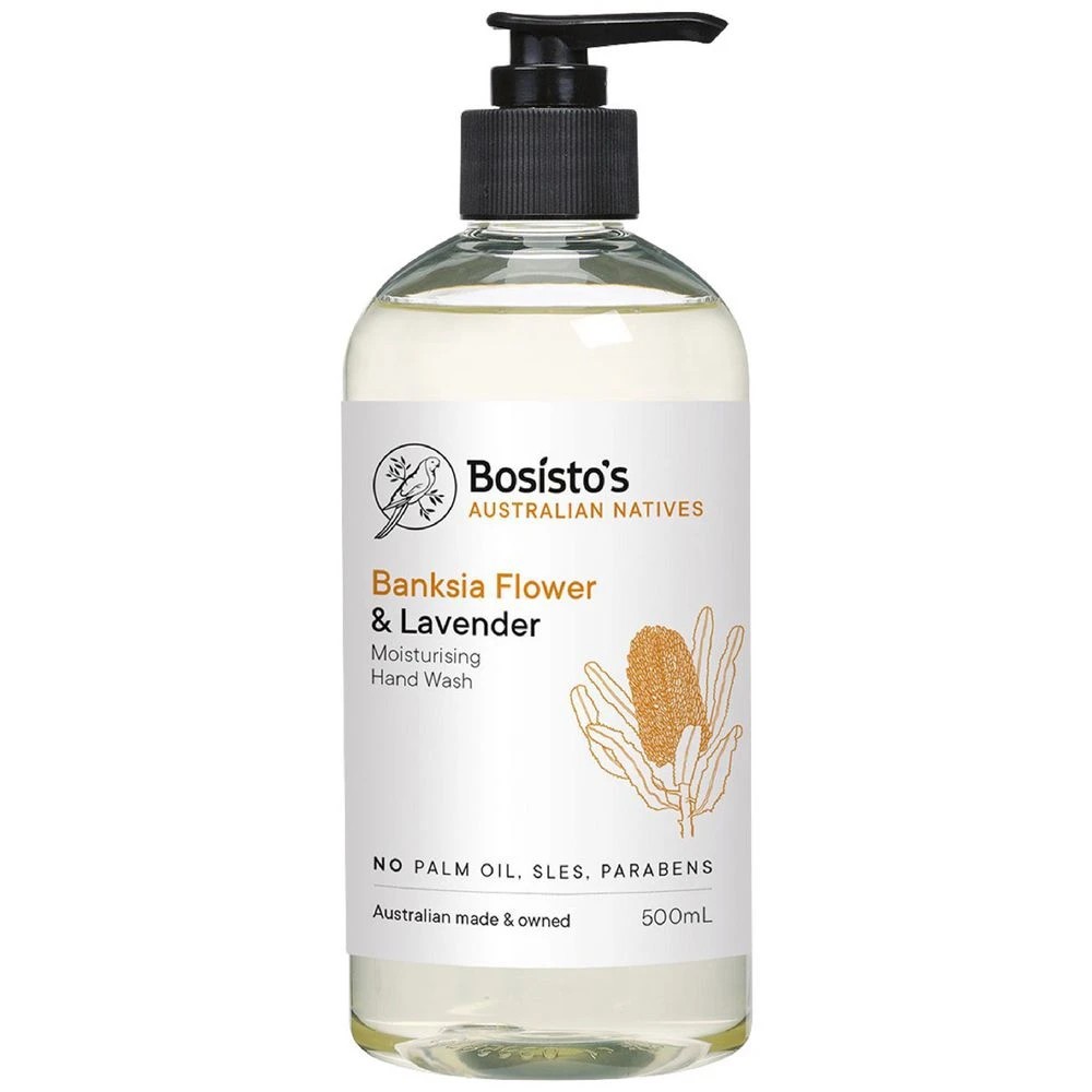 1 Bosisto's Banksia Flower & Lavender Handwash 500mL, 1 of 2