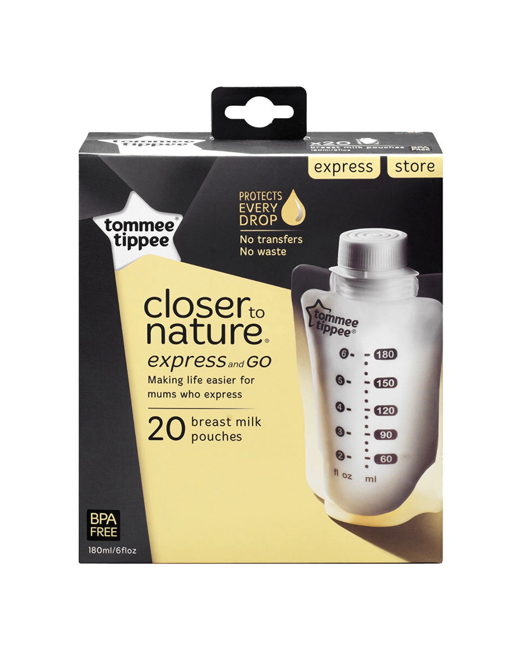 5 20pk Tommee Tippee Breast Milk Pouches - Clear, 5 of 6