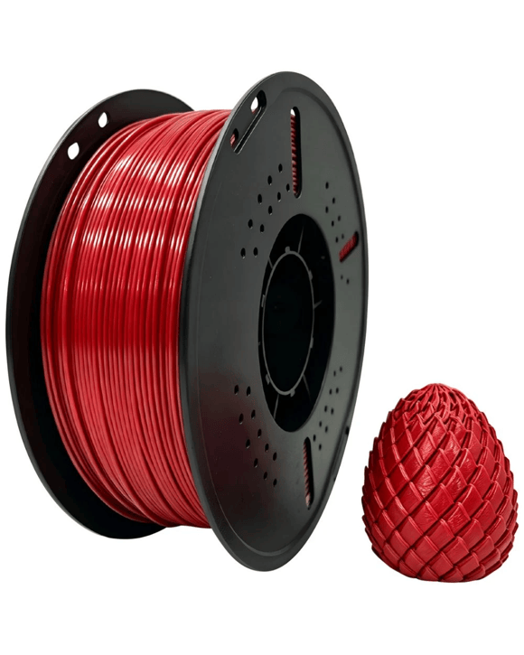 Keytek Silk PLA 3D Filament Red