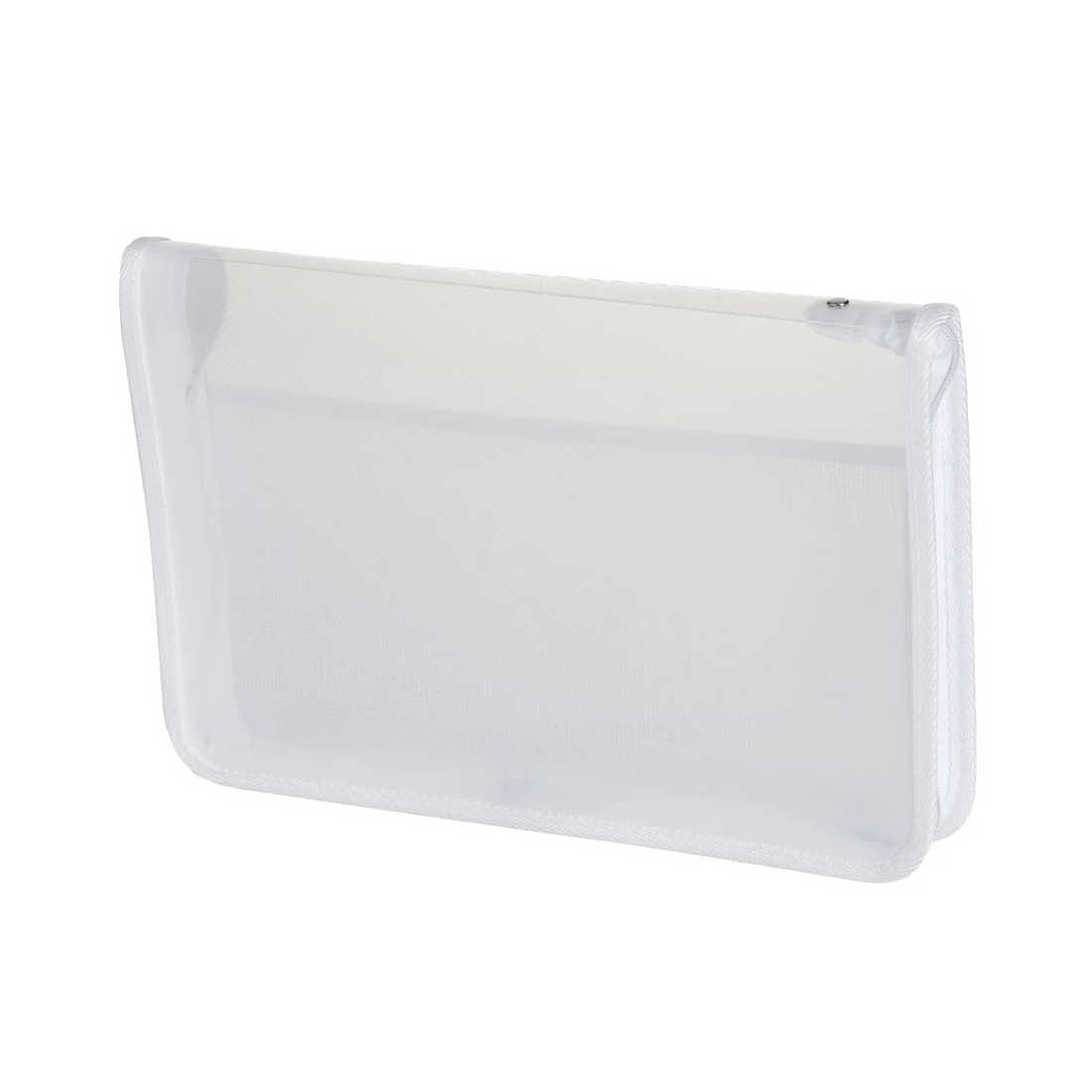 2 Ausinc A4 Zipped Document Folder Clear, 2 of 7