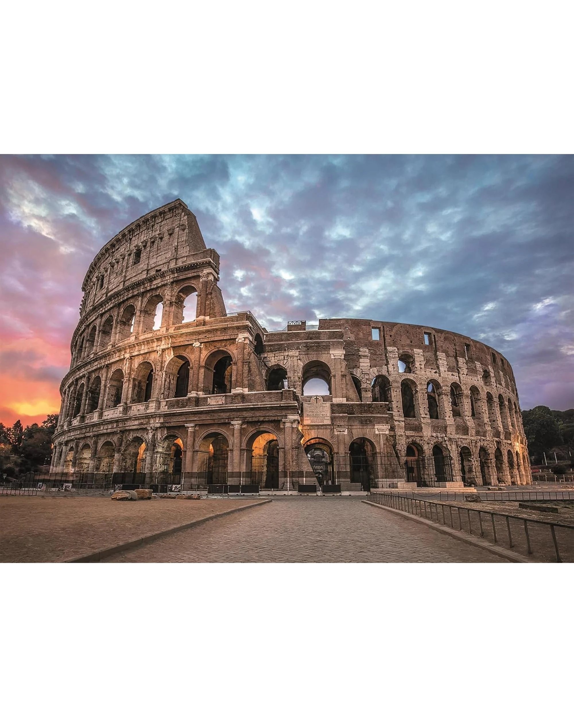 2 Clementoni Coliseum Sunrise 3000 Piece Jigsaw Puzzle, 2 of 3