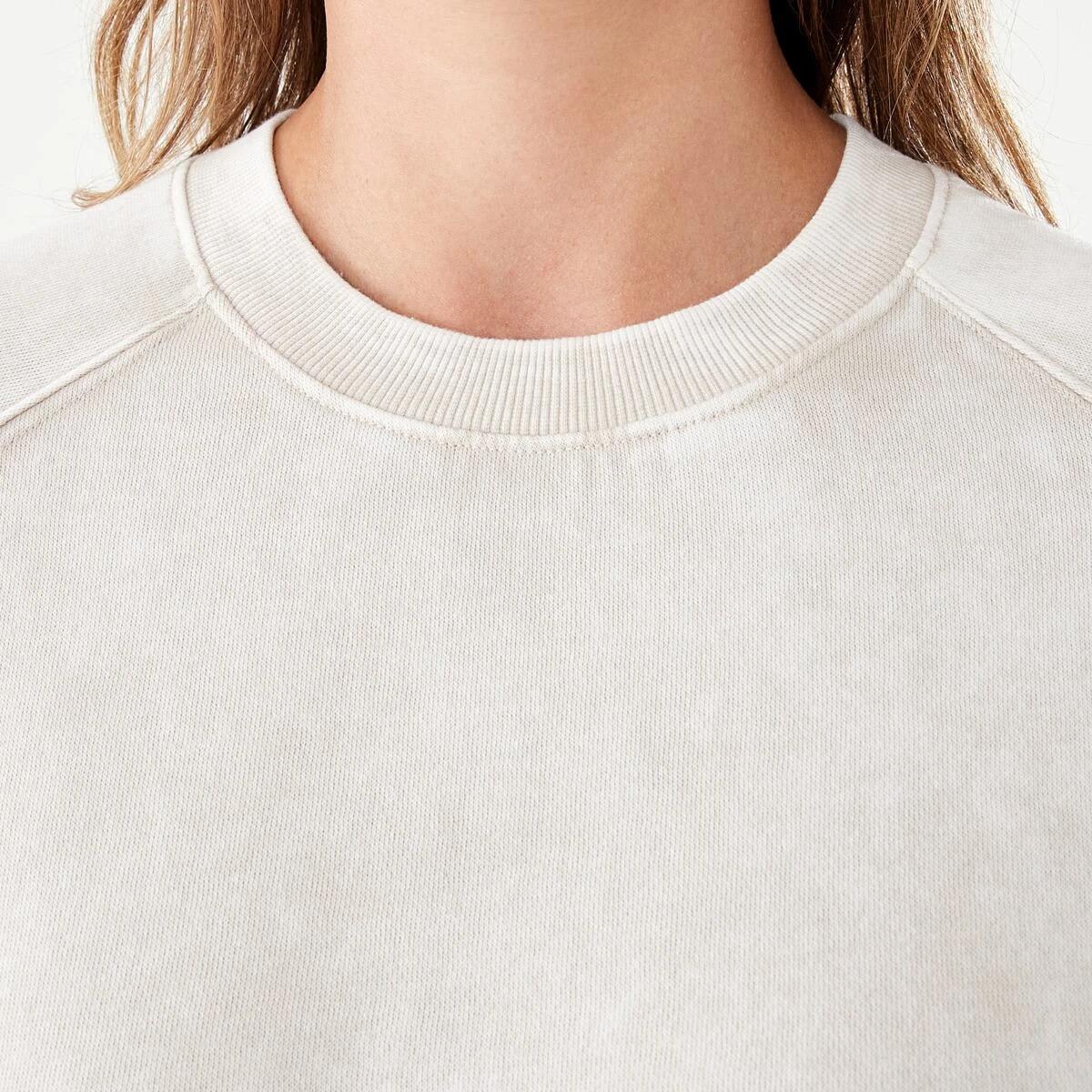 5 Long Sleeve Washed Sweatshirt Nat Beige, 5 of 7