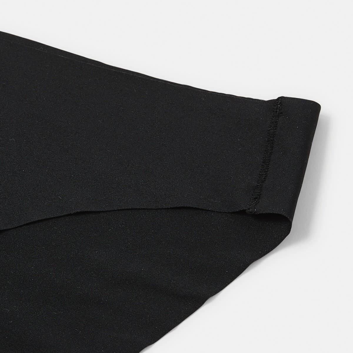 6 3 Pack No Show Bikini Briefs BLACK, 6 of 6