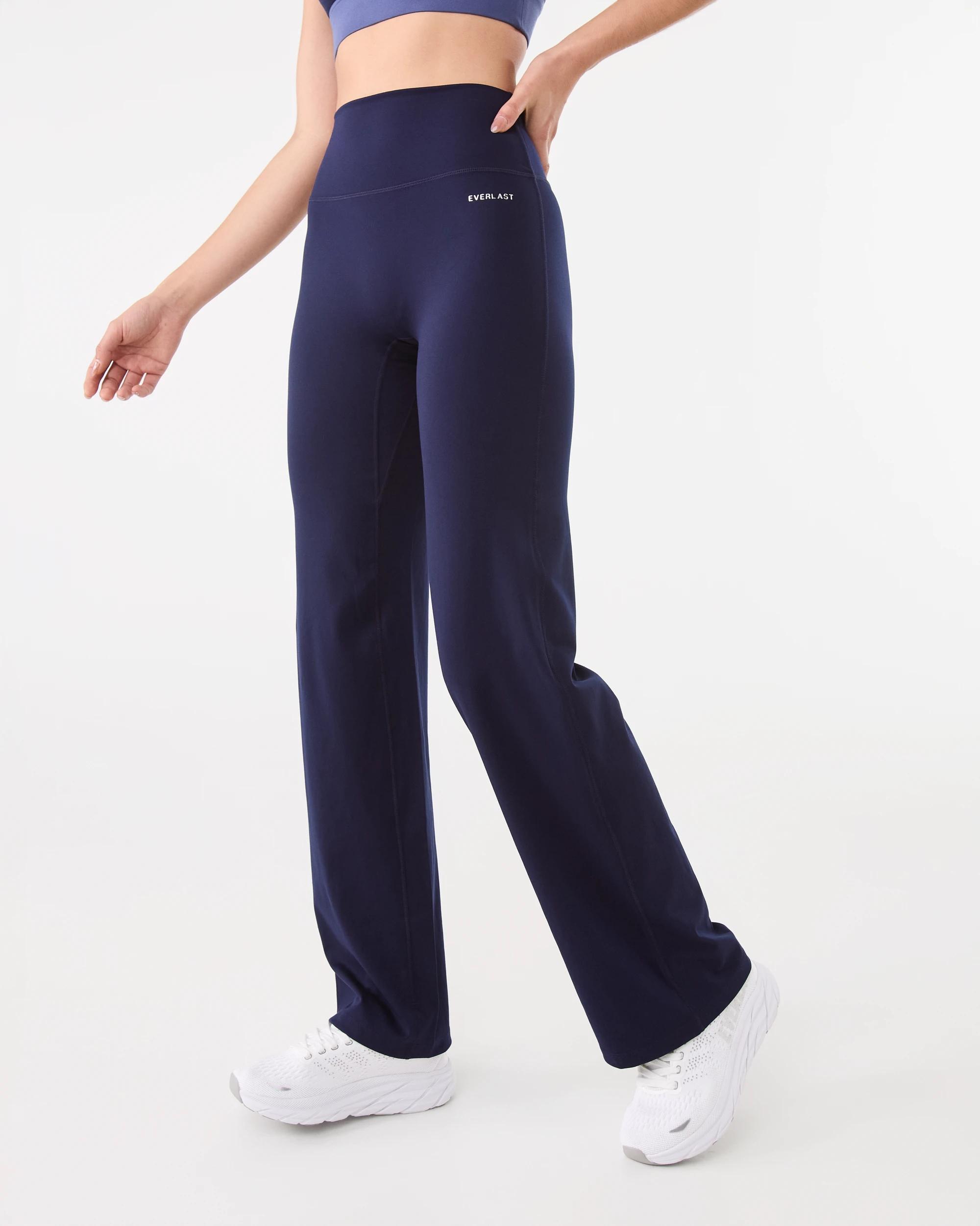 1 Everlast Womens Sculpt Straight Leg Leggings Navy, 1 of 7