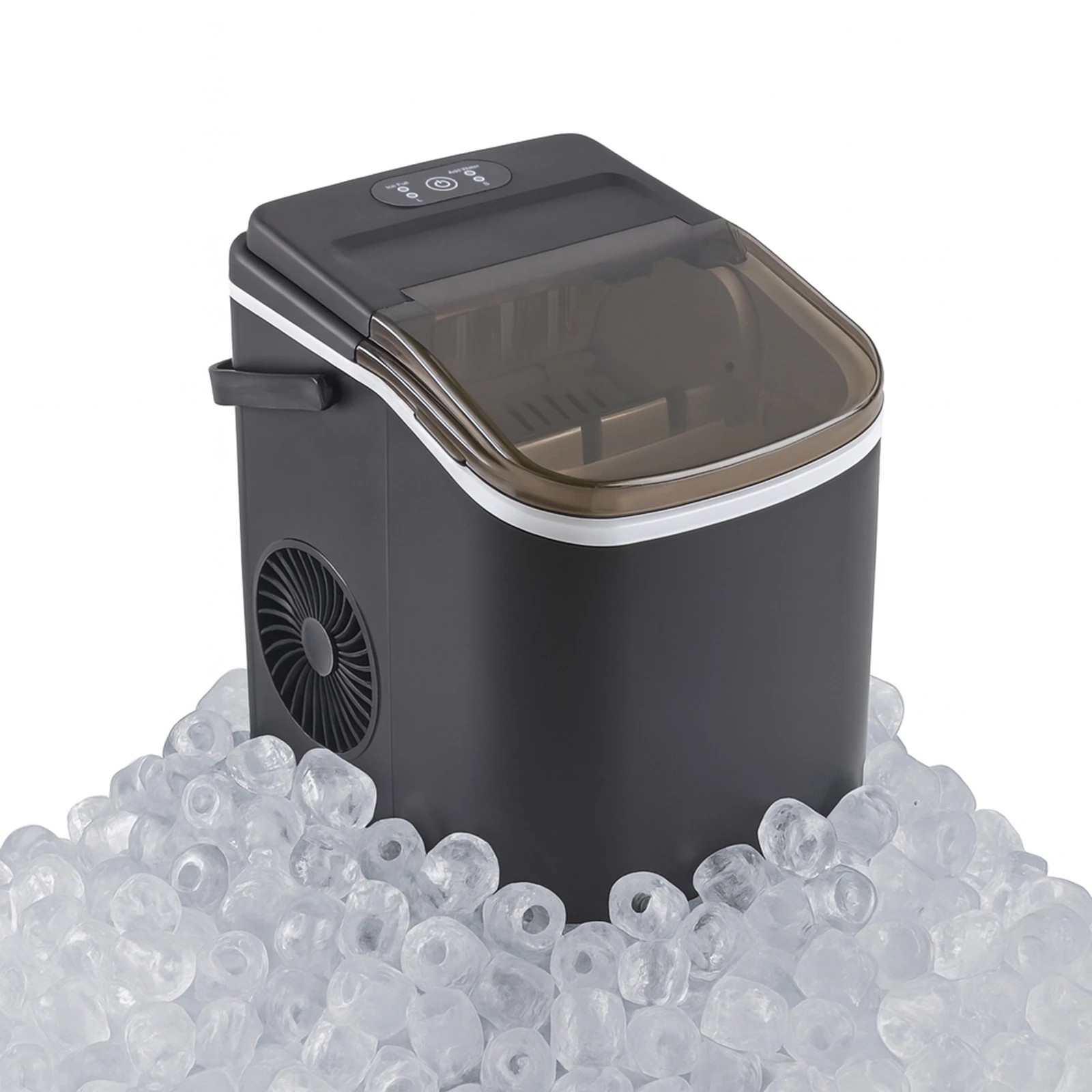 7 Kitchen Couture Compact Benchtop Ice Maker - Black, 7 of 10
