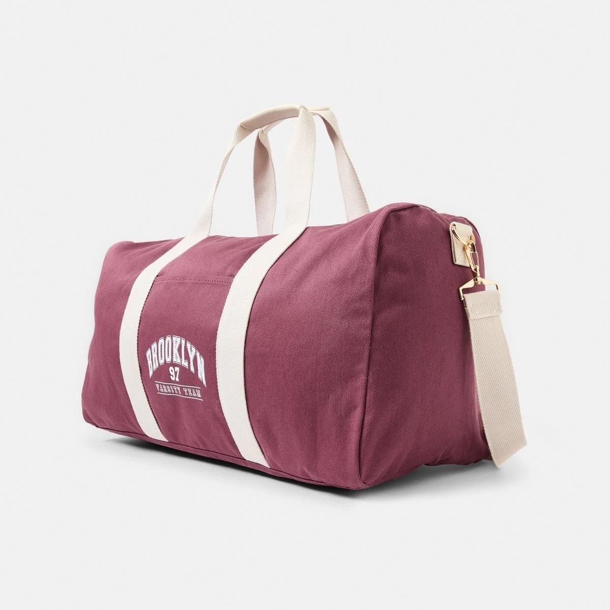2 Canvas Weekender Bag Varsity, 2 of 5