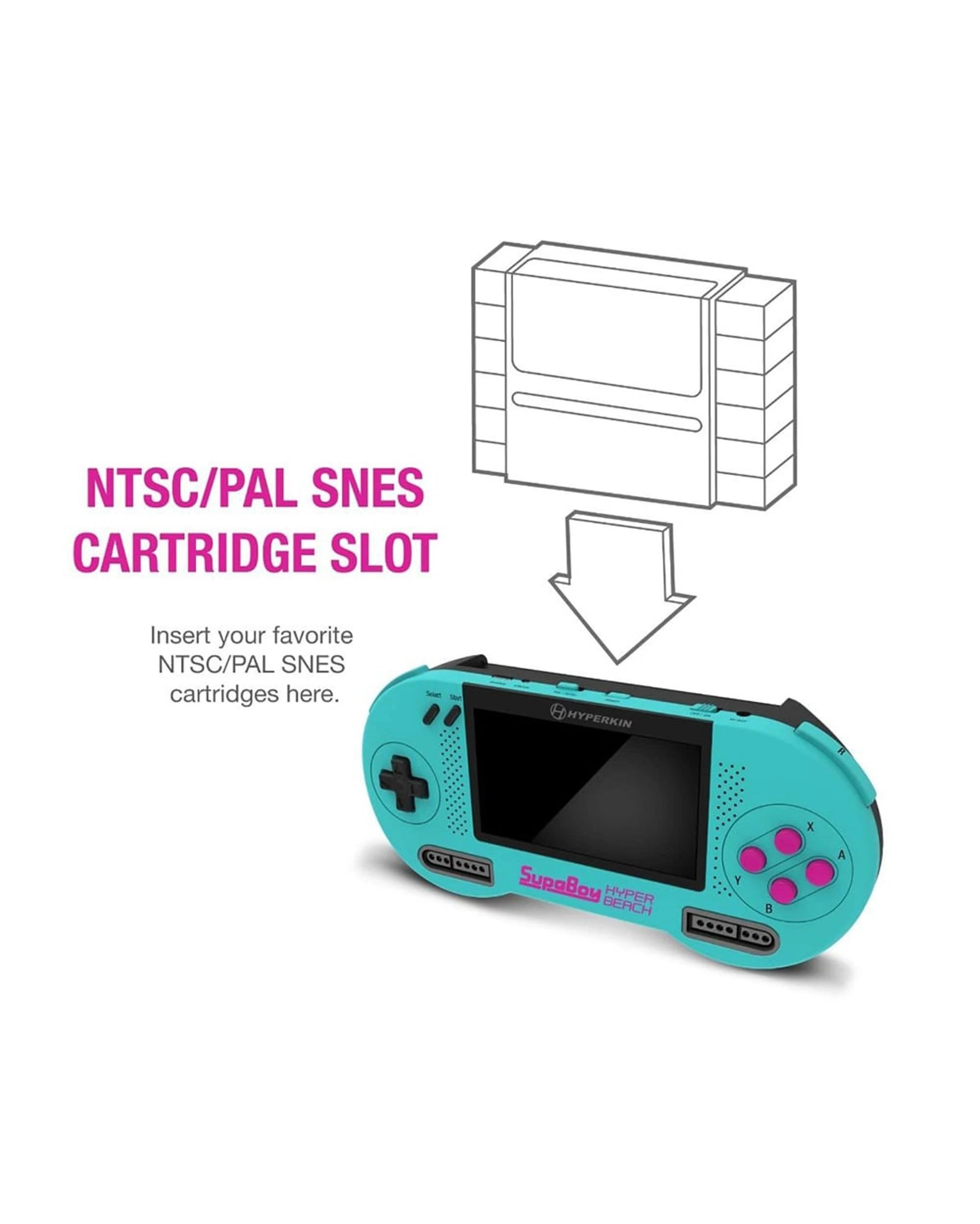 5 Hyperkin SupaBoy Portable Pocket Console for SNES - Blue, 5 of 8