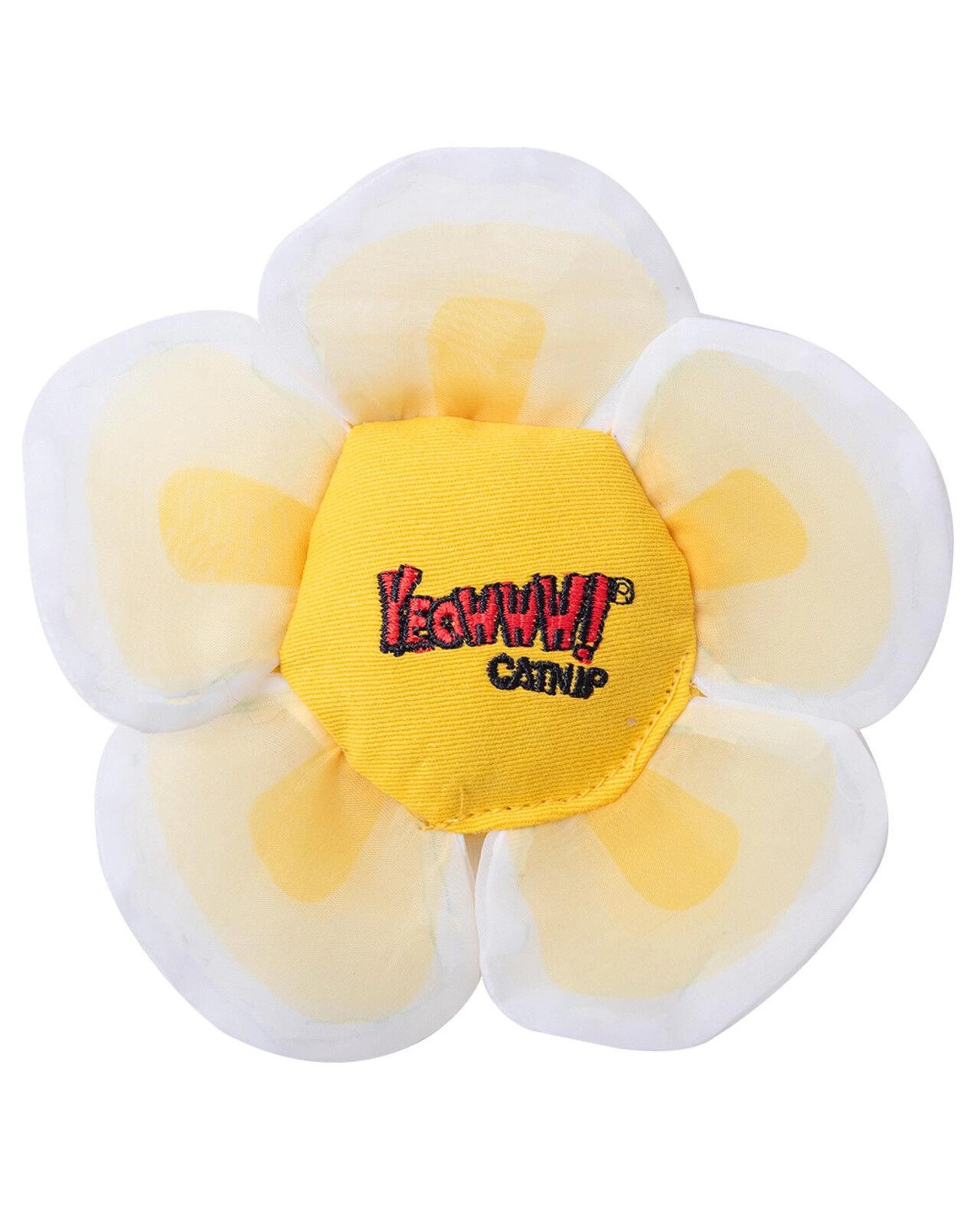 5 Yeowww Daisys Flower Tops Catnip Filled Durable Plush Cat Toy Blue, 5 of 6