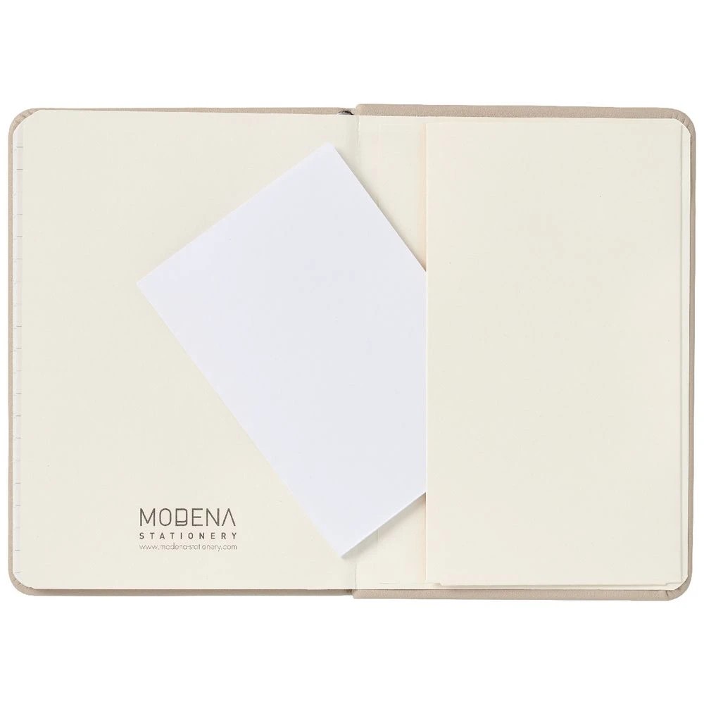 5 Modena A6 PU Ruled Notebook Beige, 5 of 5