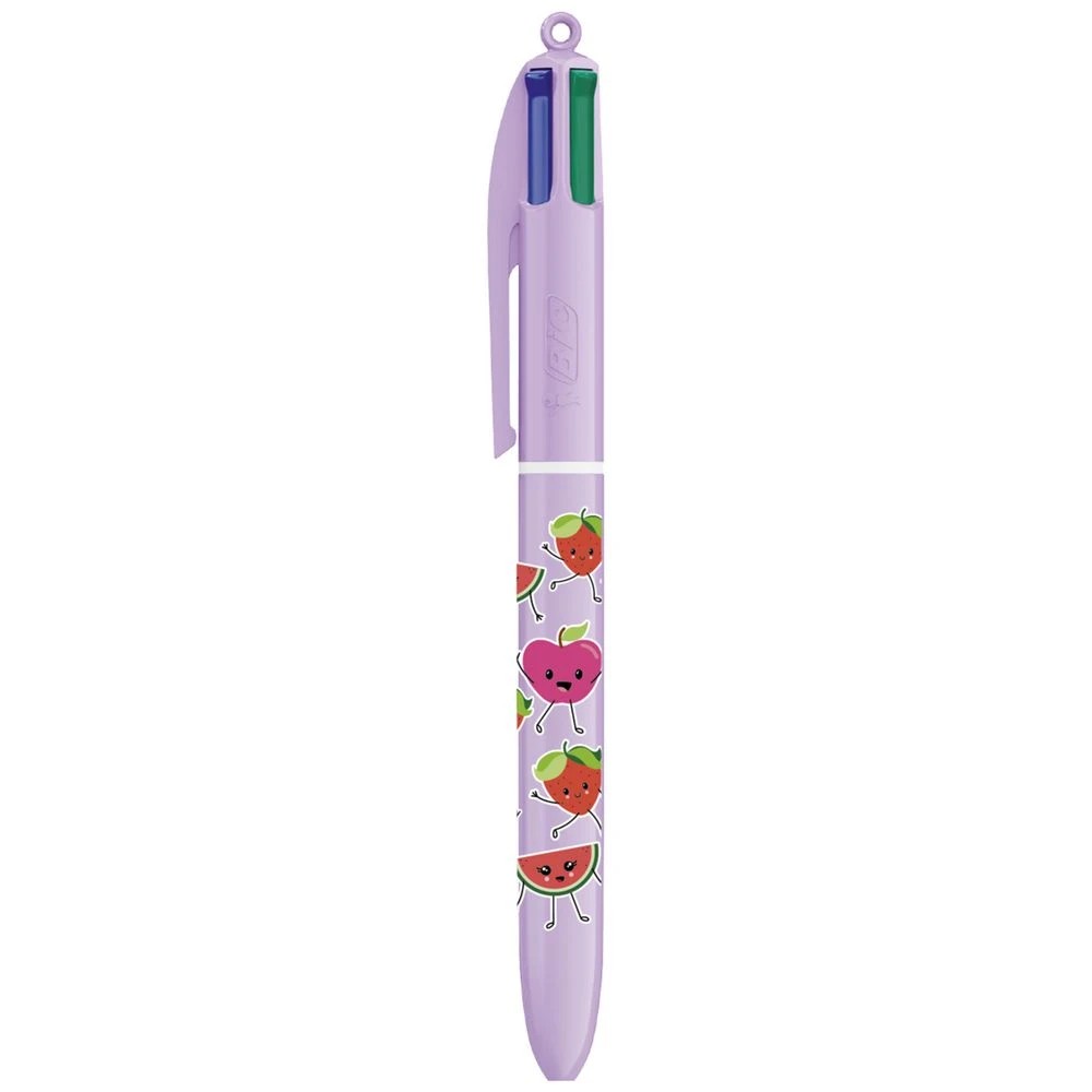 2 Bic 4-Colour Ballpoint Pen Fruitilicious 3 Pack, 2 of 5