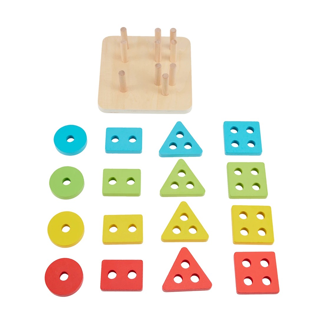 1 Wooden Multi Shape Stacker, 1 of 10