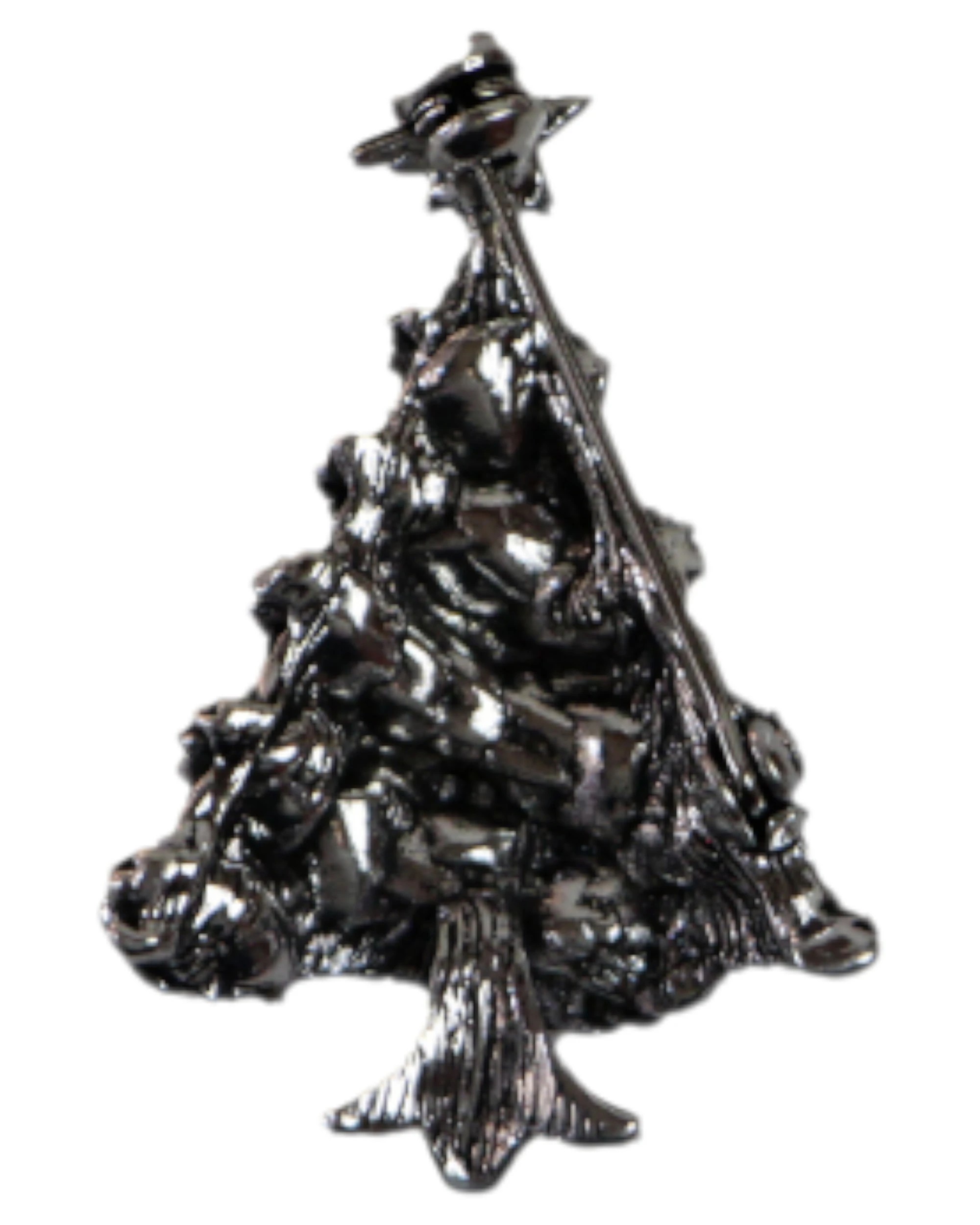 3 Zasel Silver Christmas Tree Brooch Blazer Shirt Pin - Multi, 3 of 3