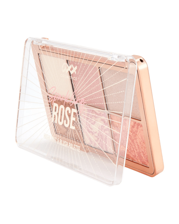 OXX Cosmetics Sparkling Rose Highlight and Blush Palette