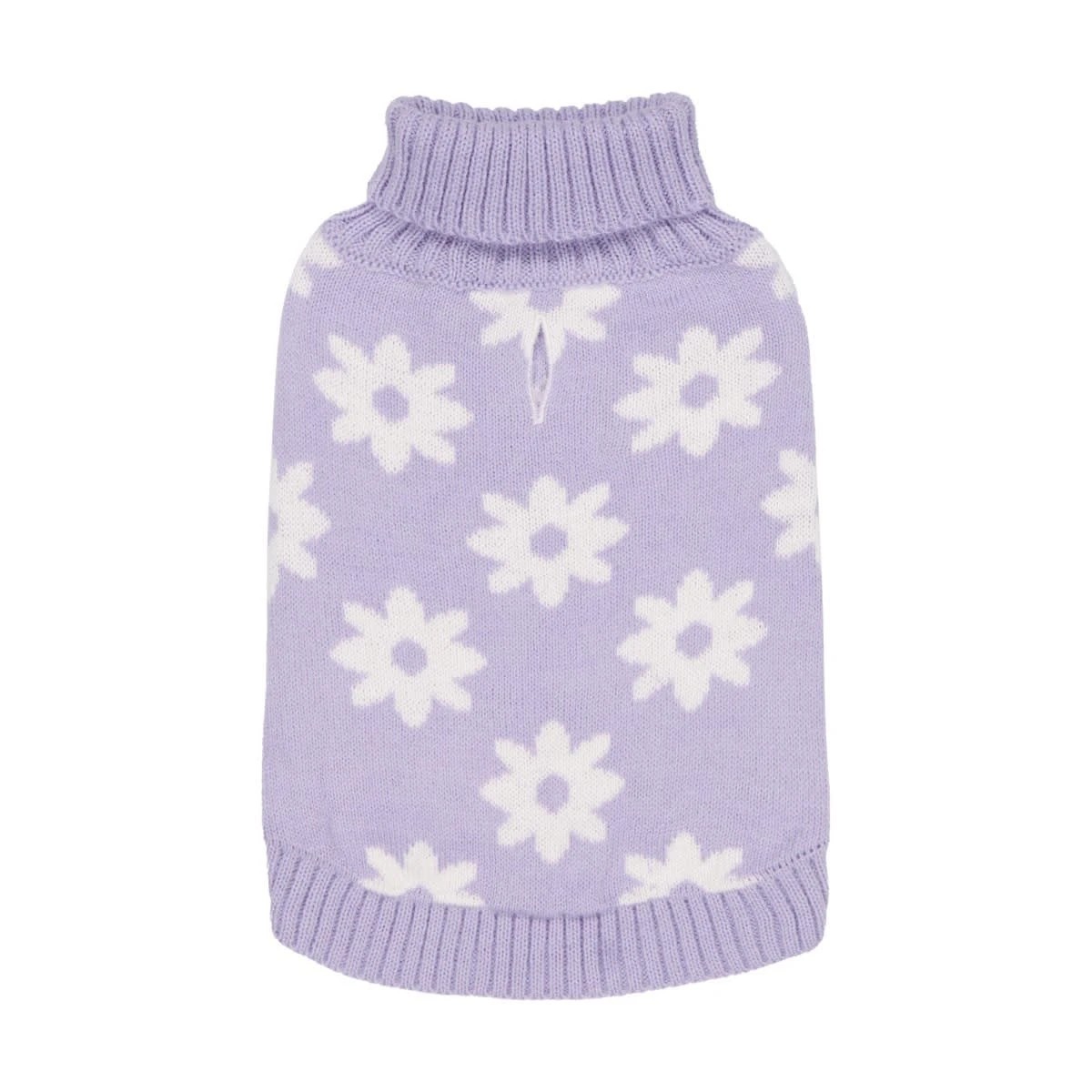 5 Pet Daisy Knit Jumper - Small, Purple, 5 of 10