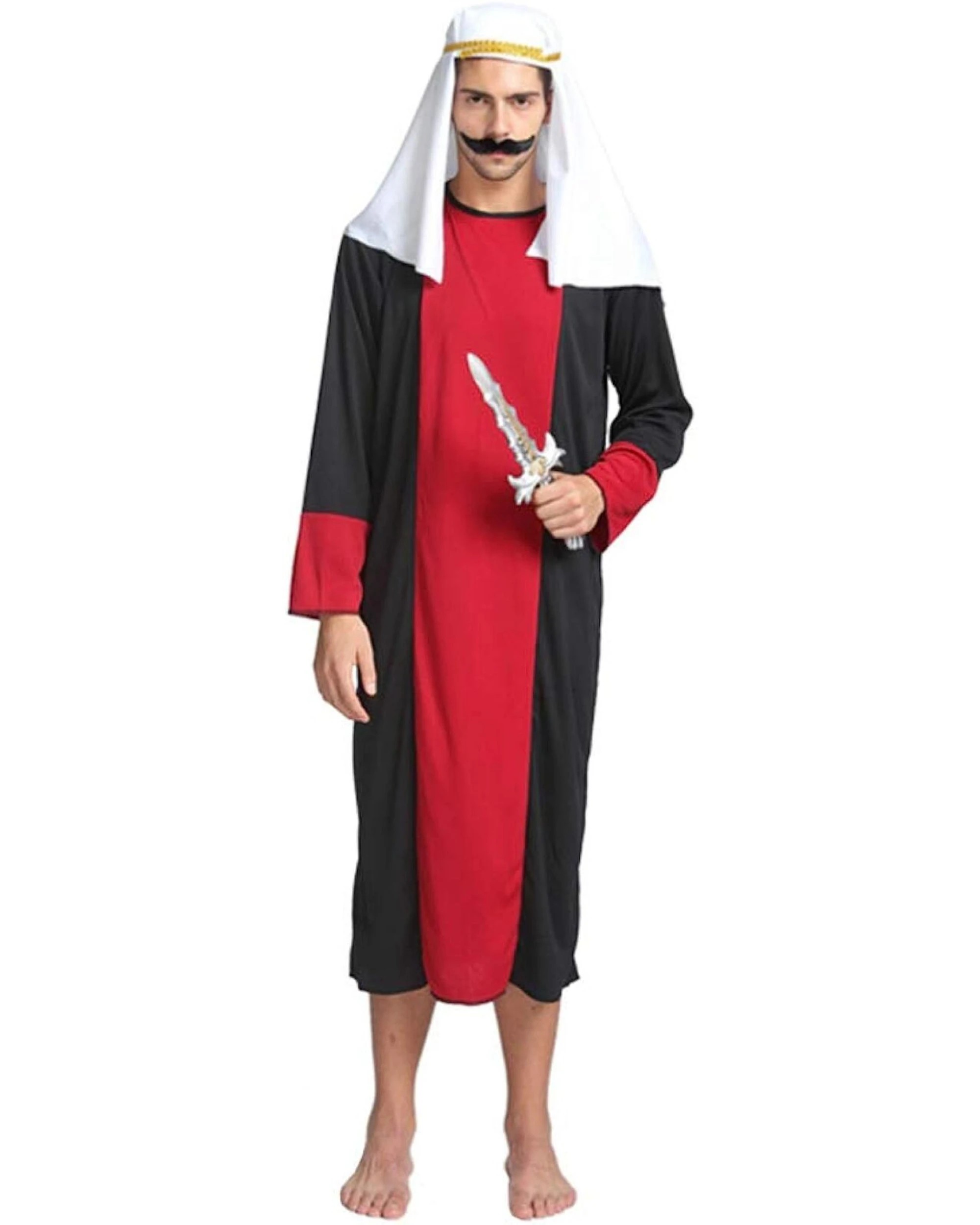 2 BR Costumes Keffiyeh Hat for Sheik Costume and Fancy Dress, 2 of 3